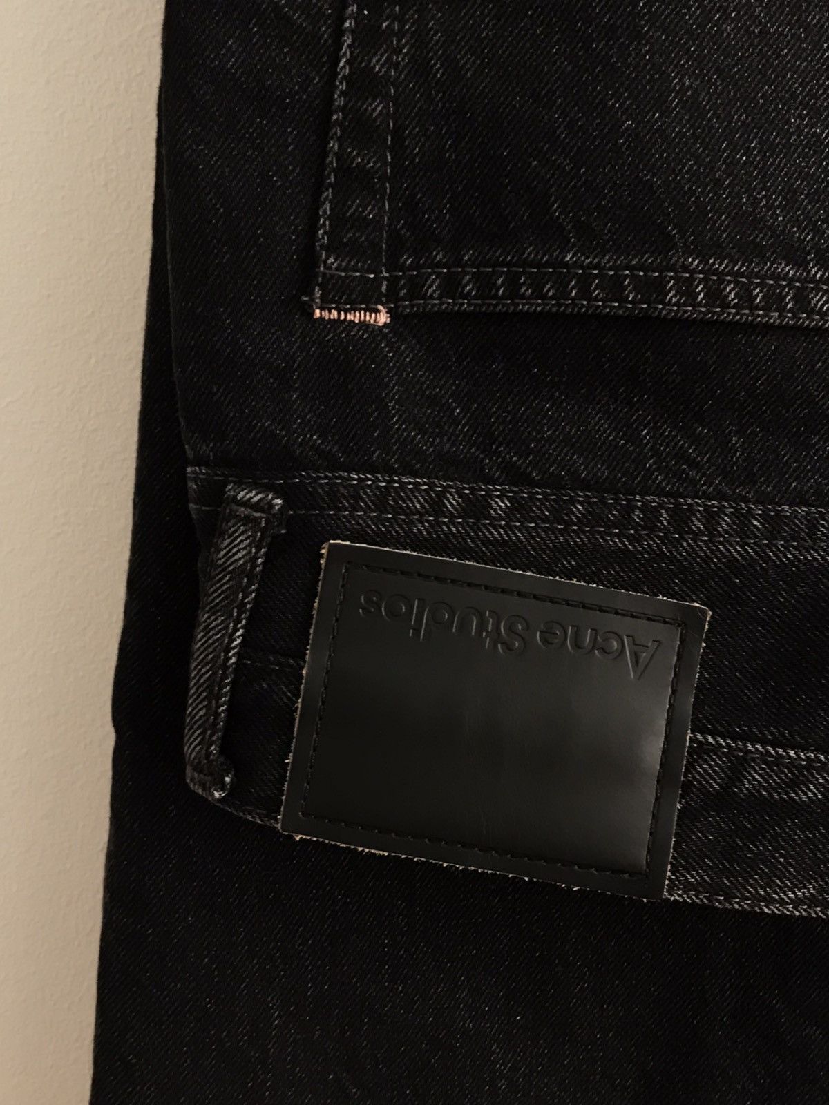 Acne Studios Acne Studios wide flared denim 1978 ”Vintage Black” | Grailed