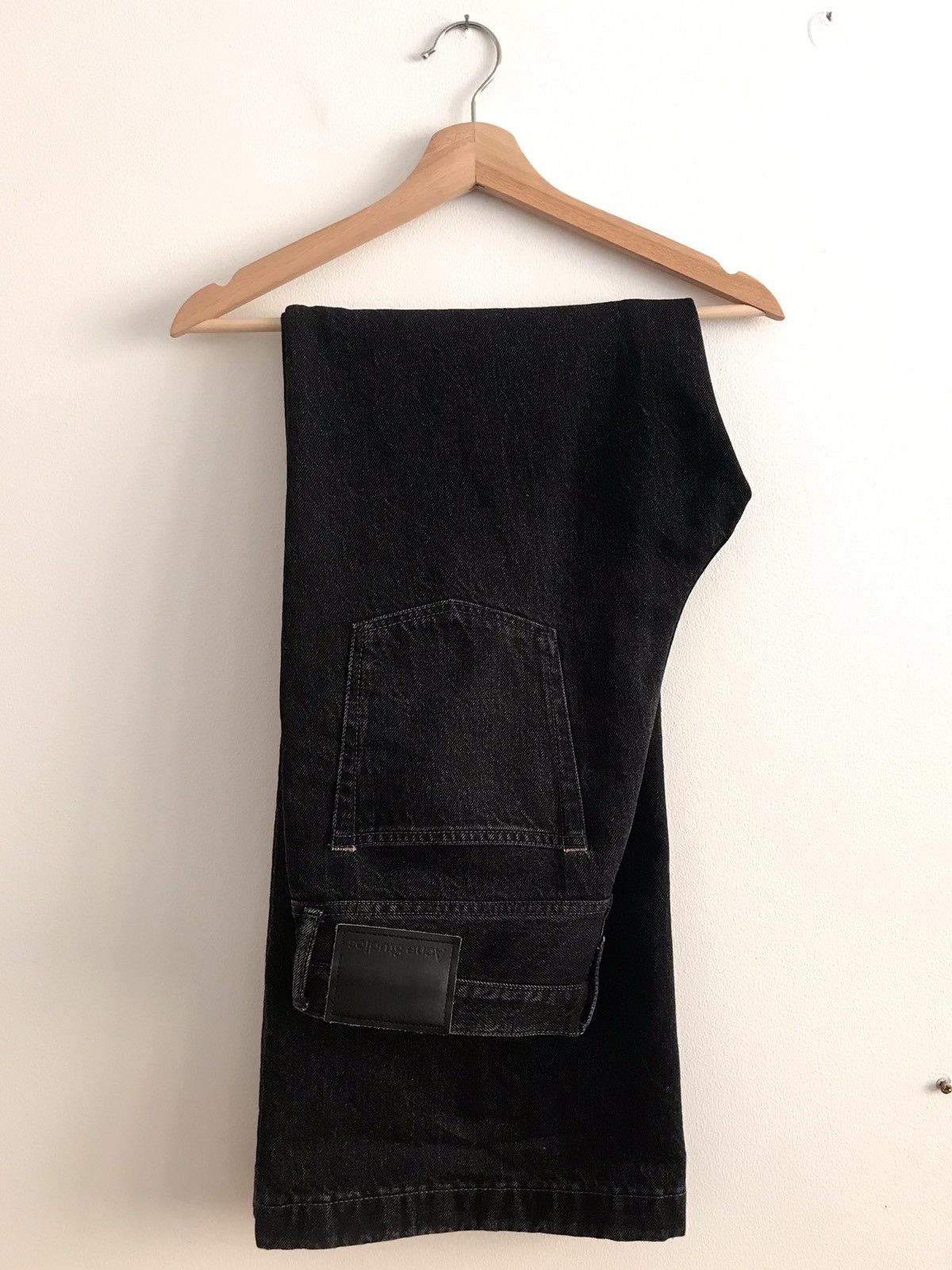 Acne Studios Acne Studios wide flared denim 1978 ”Vintage Black