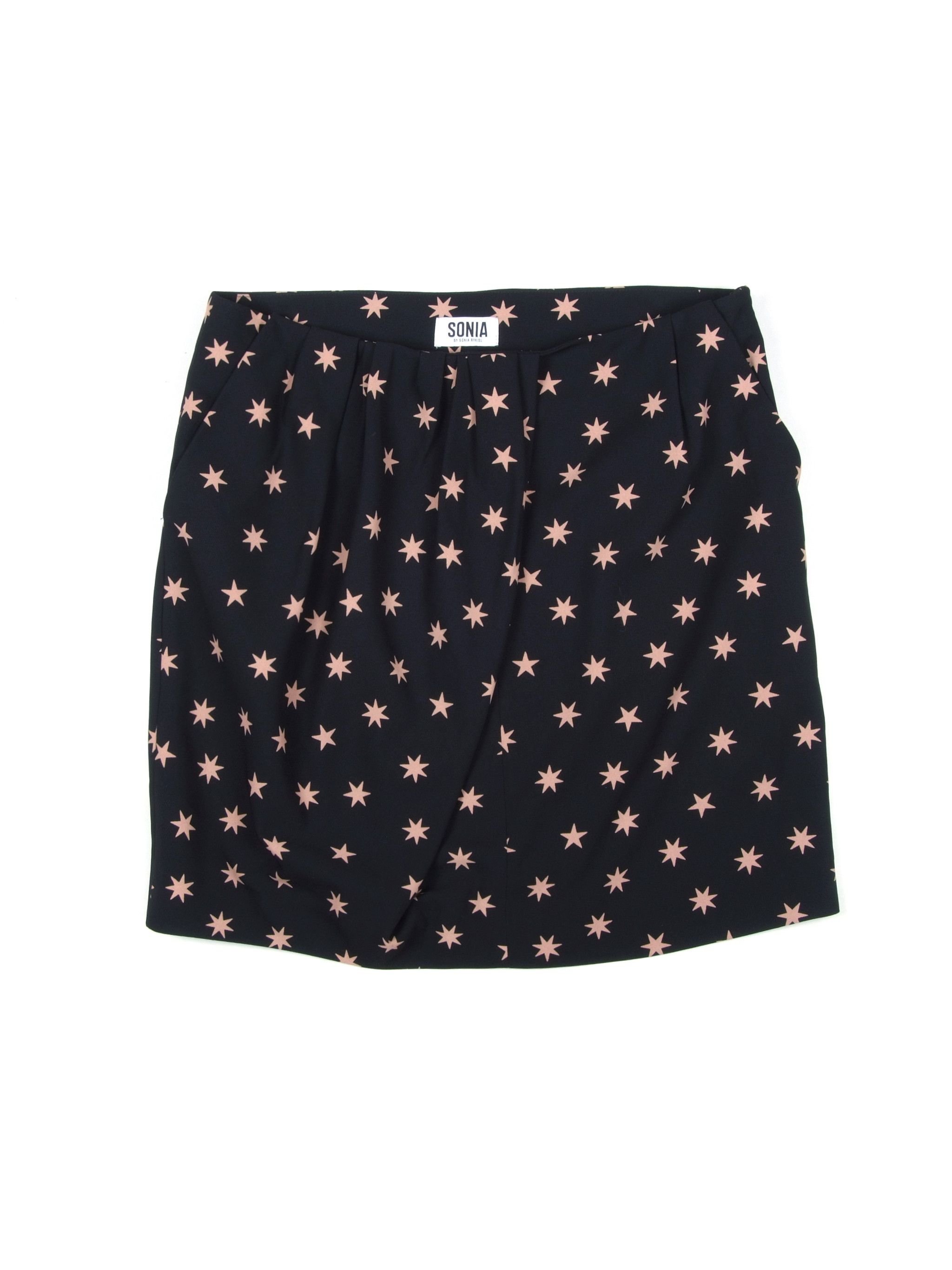 Sonia Rykiel Sonia Rykiel Star Black Mini Skirt Size 28" / US 6 / IT 42 - 1 Thumbnail
