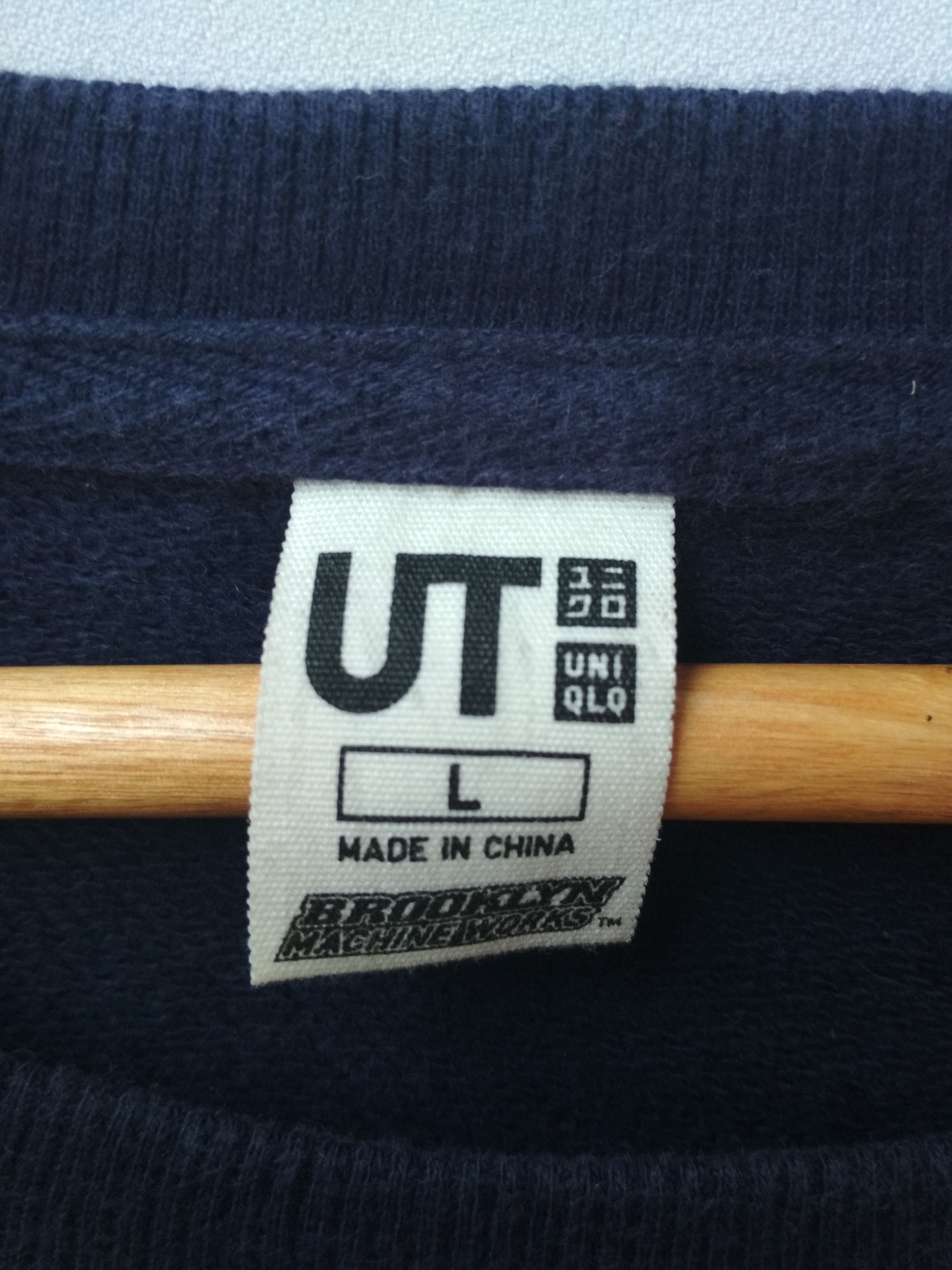 Uniqlo Brooklyn Machine Works USA Flag Logo Sweatshirt Size US L / EU 52-54 / 3 - 2 Thumbnail