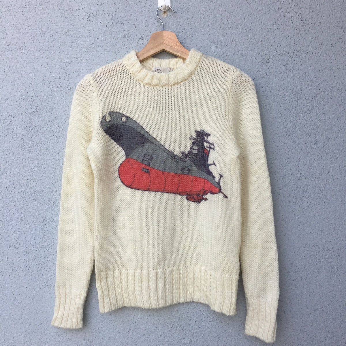Aran Isles Knitwear Vintage Crux Tanker Ship Pullover Knit Sweater Size US S / EU 44-46 / 1 - 1 Thumbnail