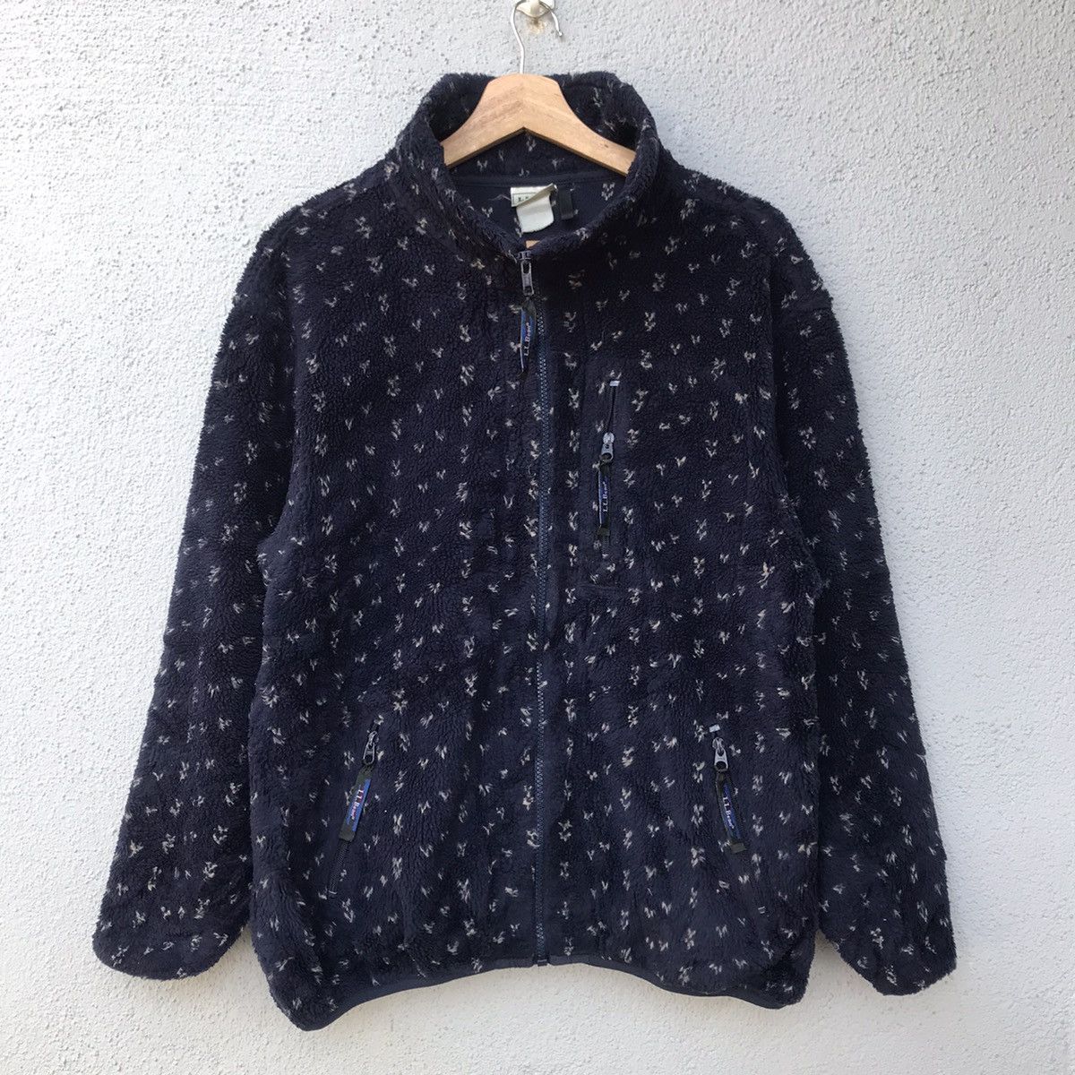 Japanese Brand L.L. Bean Zipper Fleece Sweater Size US L / EU 52-54 / 3 - 1 Thumbnail