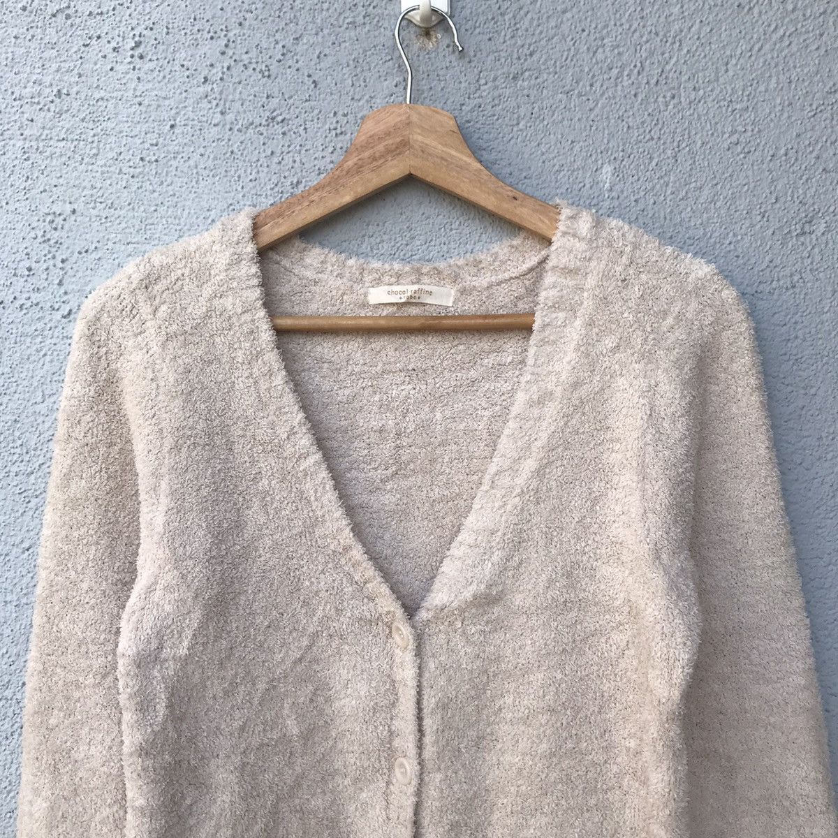 Japanese Brand × Vintage Vintage Chocol Raffine Fleece Cardigan Sweater Size US S / EU 44-46 / 1 - 2 Thumbnail