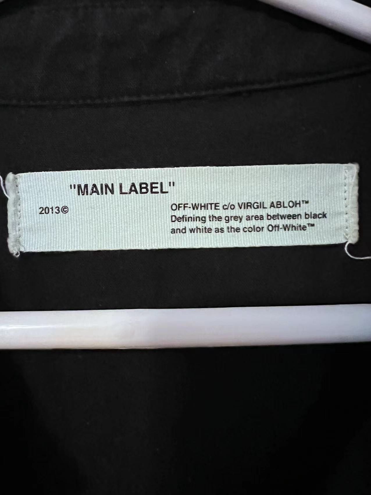 Off-White Offwhite Main label shirt Size US M / EU 48-50 / 2 - 2 Thumbnail