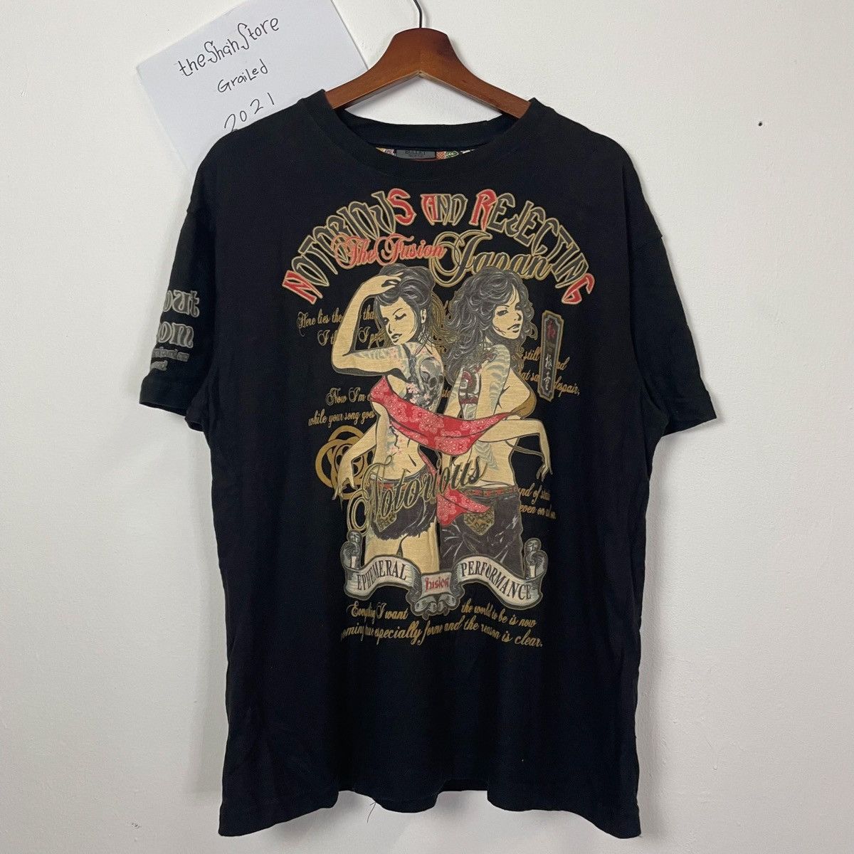 Japanese Brand Vintage Bullet Noise Sexy Girl Tee Size US L / EU 52-54 / 3 - 1 Thumbnail