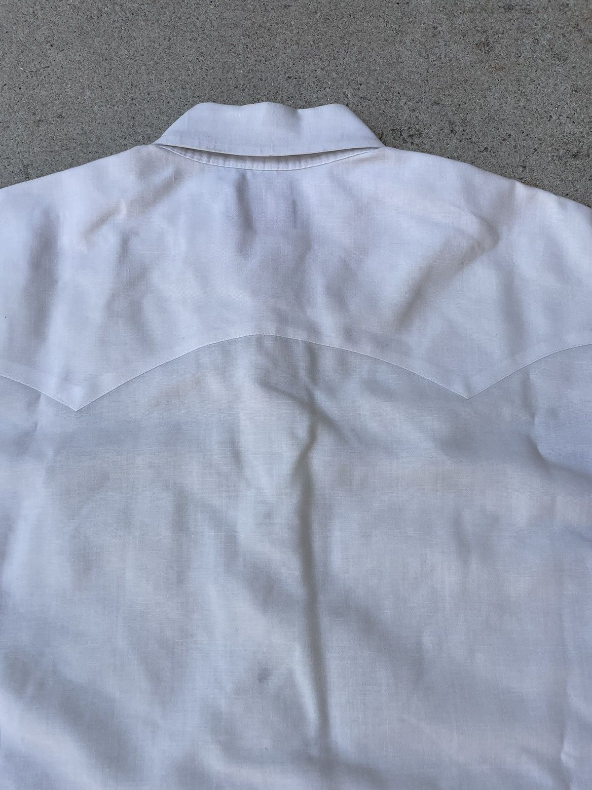 Vintage Vtg 80s Levis White Tab Western Pearl Snap Buttoned Shirt XL Size US XL / EU 56 / 4 - 8 Thumbnail