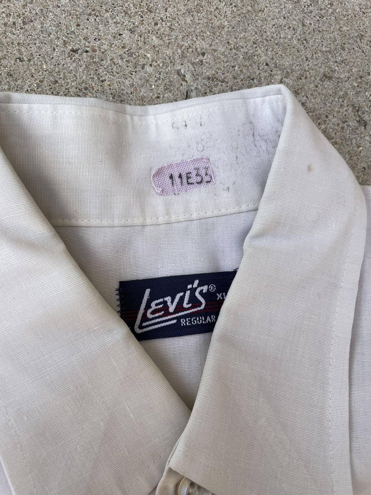 Vintage Vtg 80s Levis White Tab Western Pearl Snap Buttoned Shirt XL Size US XL / EU 56 / 4 - 7 Thumbnail
