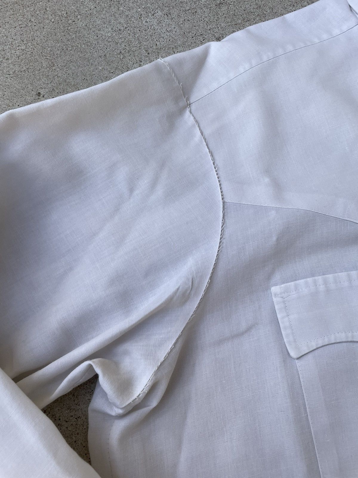 Vintage Vtg 80s Levis White Tab Western Pearl Snap Buttoned Shirt XL Size US XL / EU 56 / 4 - 6 Thumbnail