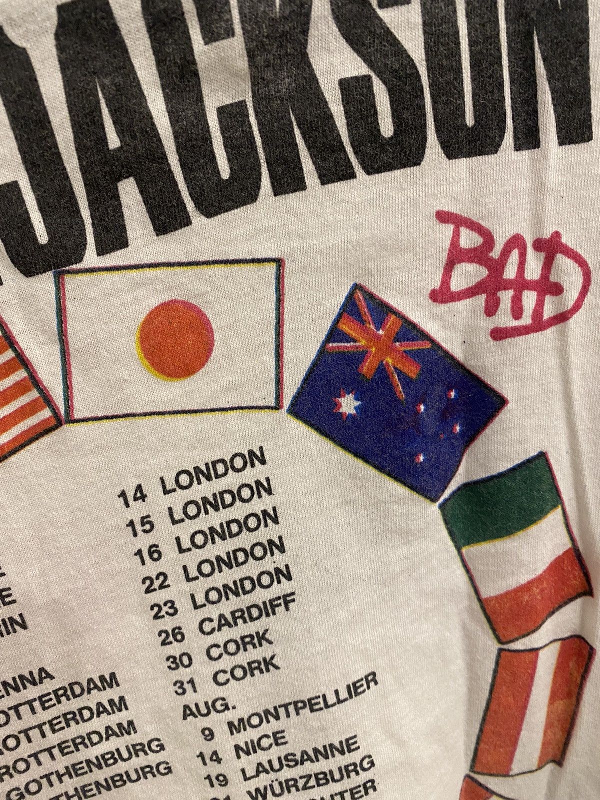 Michael Jackson Vintage rare concert tee Micheal Jackson 80s Size US M / EU 48-50 / 2 - 6 Thumbnail