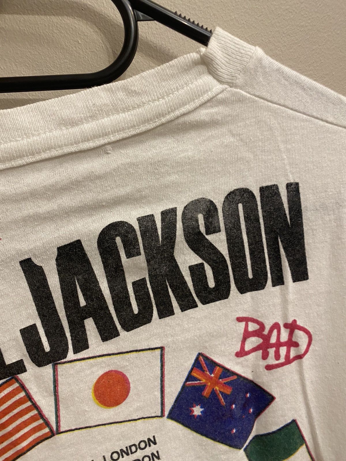 Michael Jackson Vintage rare concert tee Micheal Jackson 80s Size US M / EU 48-50 / 2 - 5 Thumbnail