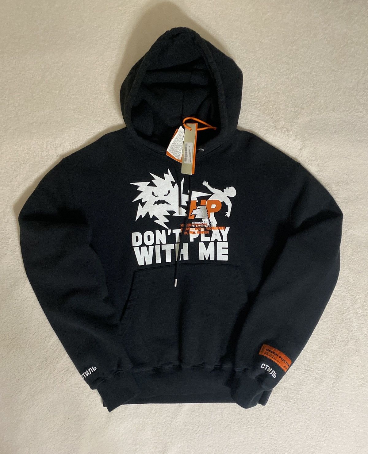 HERON PRESTON DON'T PLAY WITH ME フーディー HERON PRESTON DON'T PLAY WITH ME フーディー