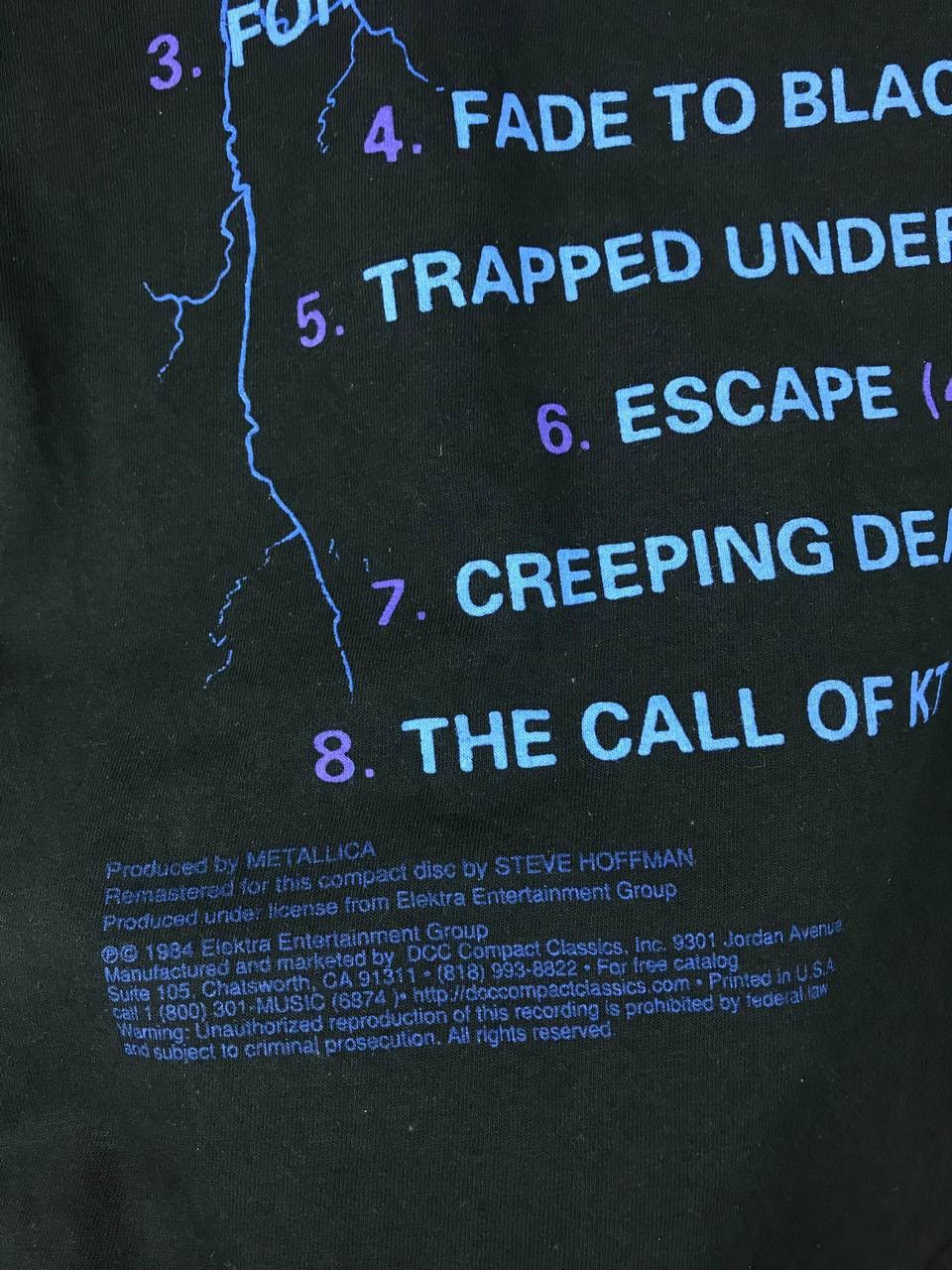 Band Tees Metallica vintage rock band overprinted tee Size US M / EU 48-50 / 2 - 7 Thumbnail