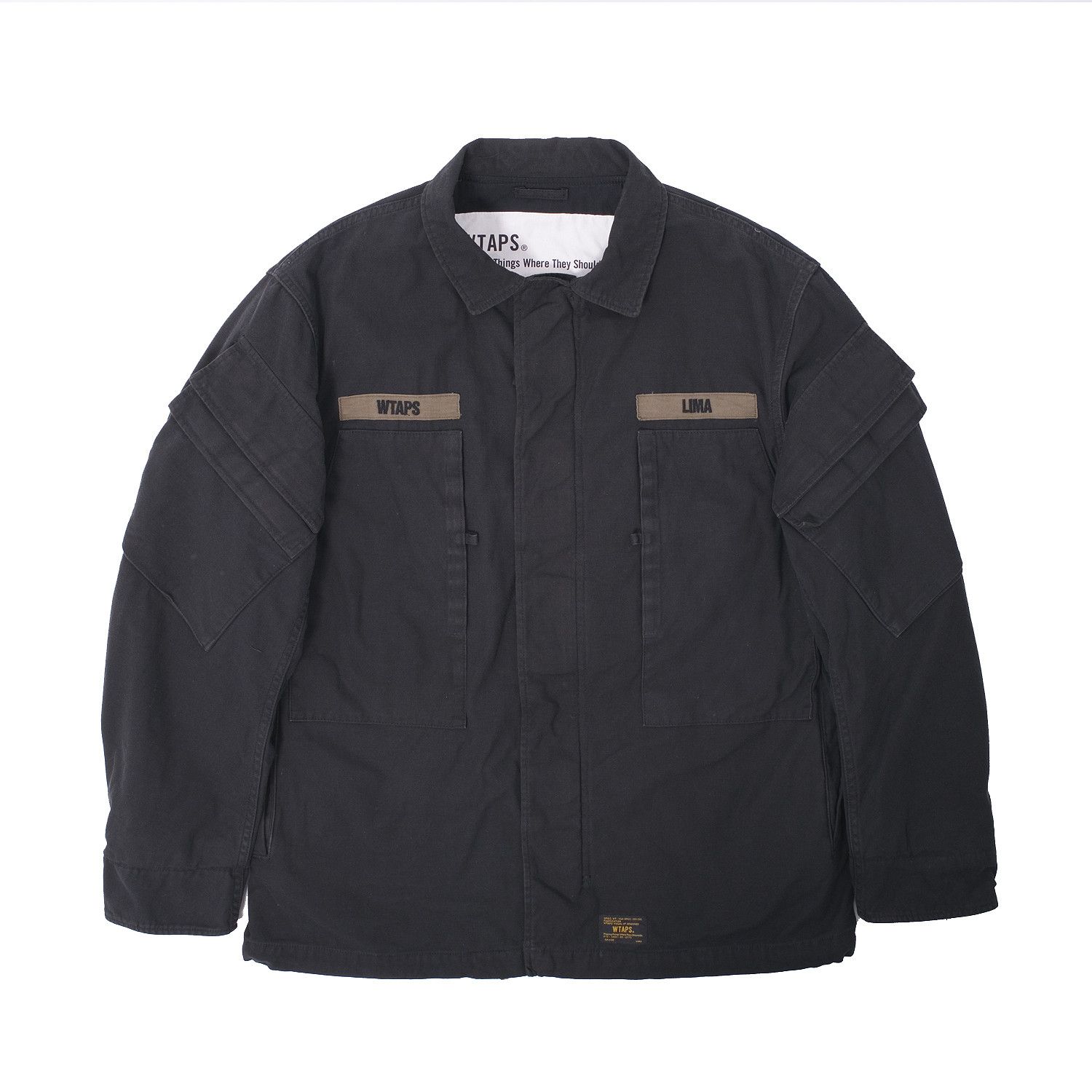 ジャケット・アウター wtaps nbc jacket S WTAPS® Team Logo-Appliquéd Padded Nylon-Twill Bomber Jacket