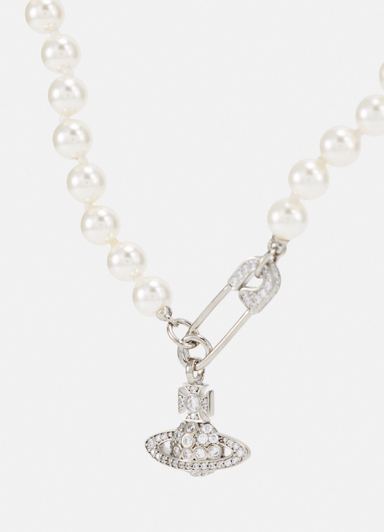 Vivienne Westwood Vivienne Westwood Silver Pearls Aesthetic Size ONE SIZE - 1 Thumbnail