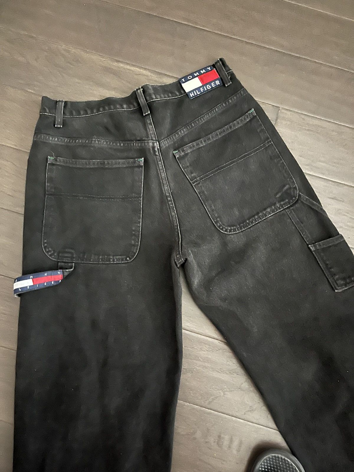 Tommy Hilfiger Vintage Tommy Hilfiger black jeans Size US 32 / EU 48 - 4 Thumbnail
