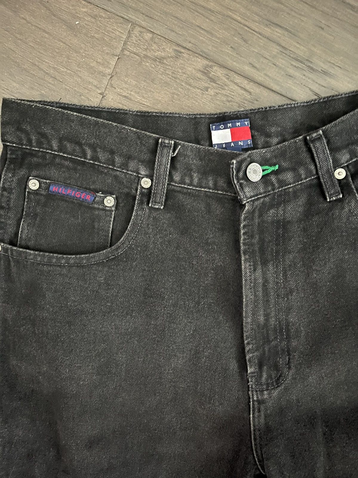 Tommy Hilfiger Vintage Tommy Hilfiger black jeans Size US 32 / EU 48 - 2 Thumbnail