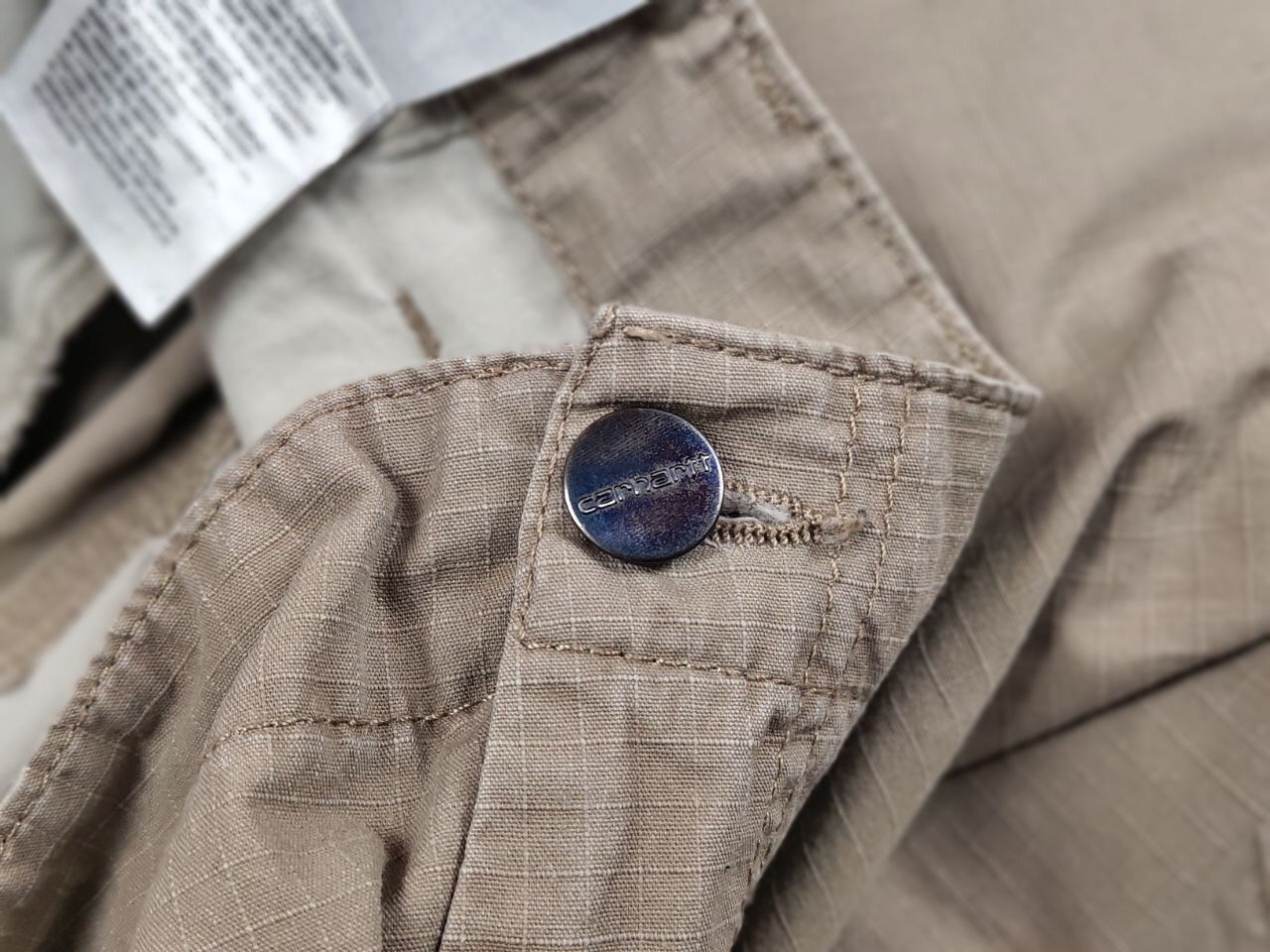 Carhartt Vintage Carhartt Wip Cargo Military Shorts Travis Scott Size US 36 / EU 52 - 14 Thumbnail