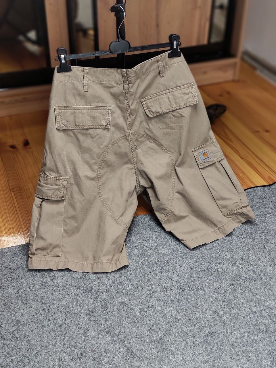 Carhartt Vintage Carhartt Wip Cargo Military Shorts Travis Scott Size US 36 / EU 52 - 16 Thumbnail