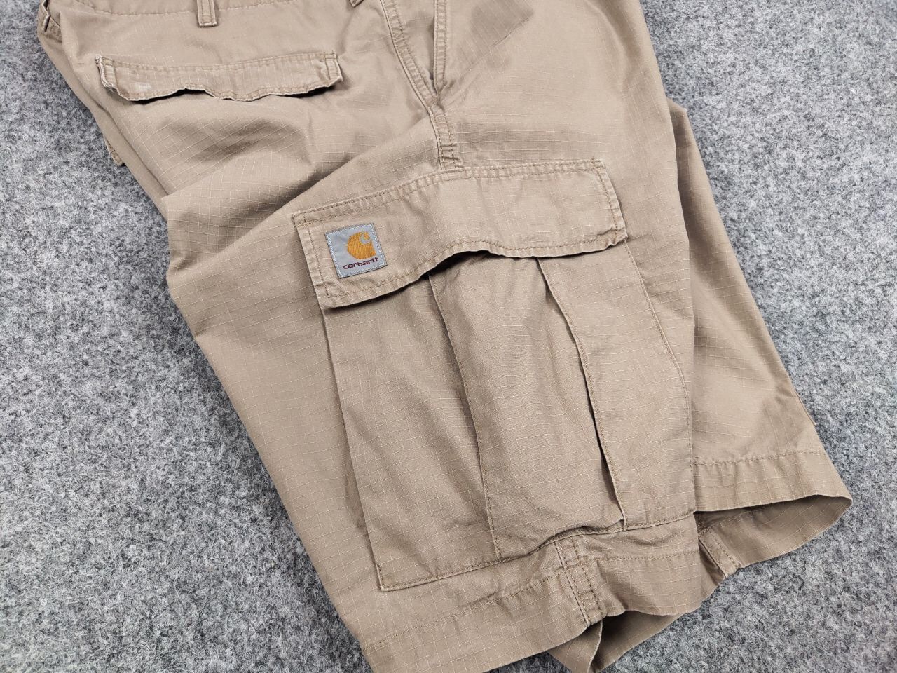 Carhartt Vintage Carhartt Wip Cargo Military Shorts Travis Scott Size US 36 / EU 52 - 13 Thumbnail