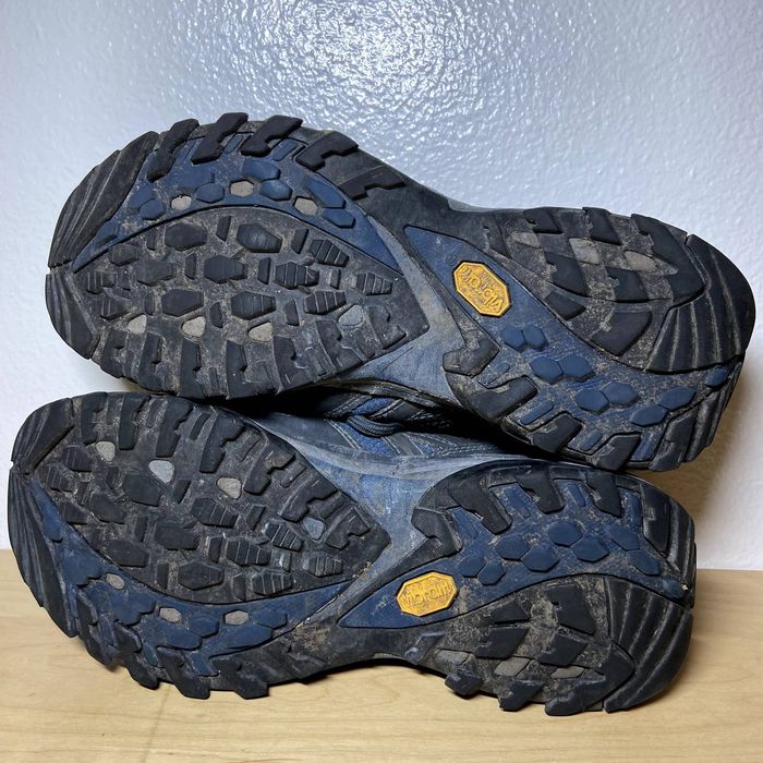 Vibram The North Face Vibram Trail Hiking Shoes Low Top Gray Navy 9 ...