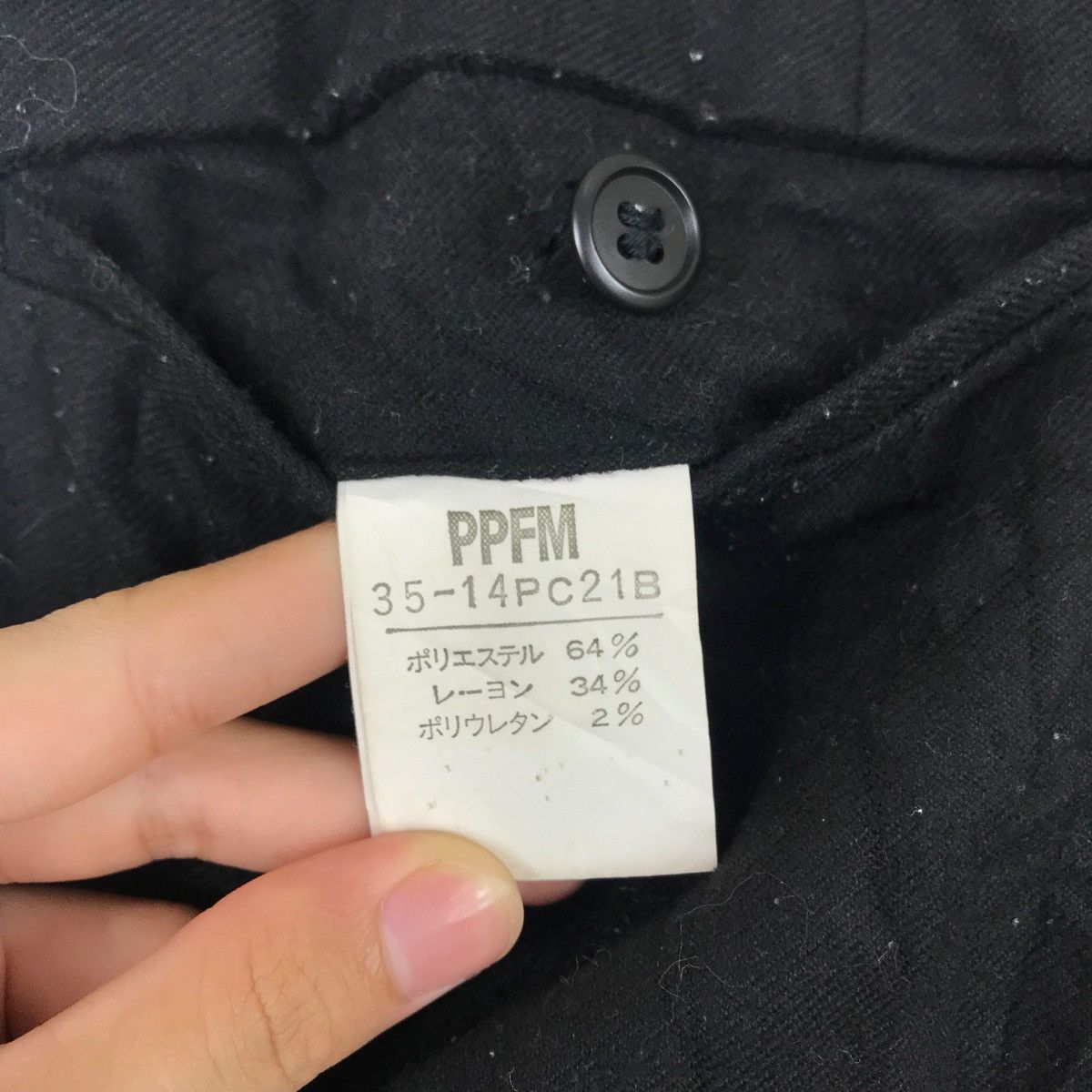 PPFM Vintage PPFM Casual Pants Black Colour Size US 30 / EU 46 - 6 Thumbnail