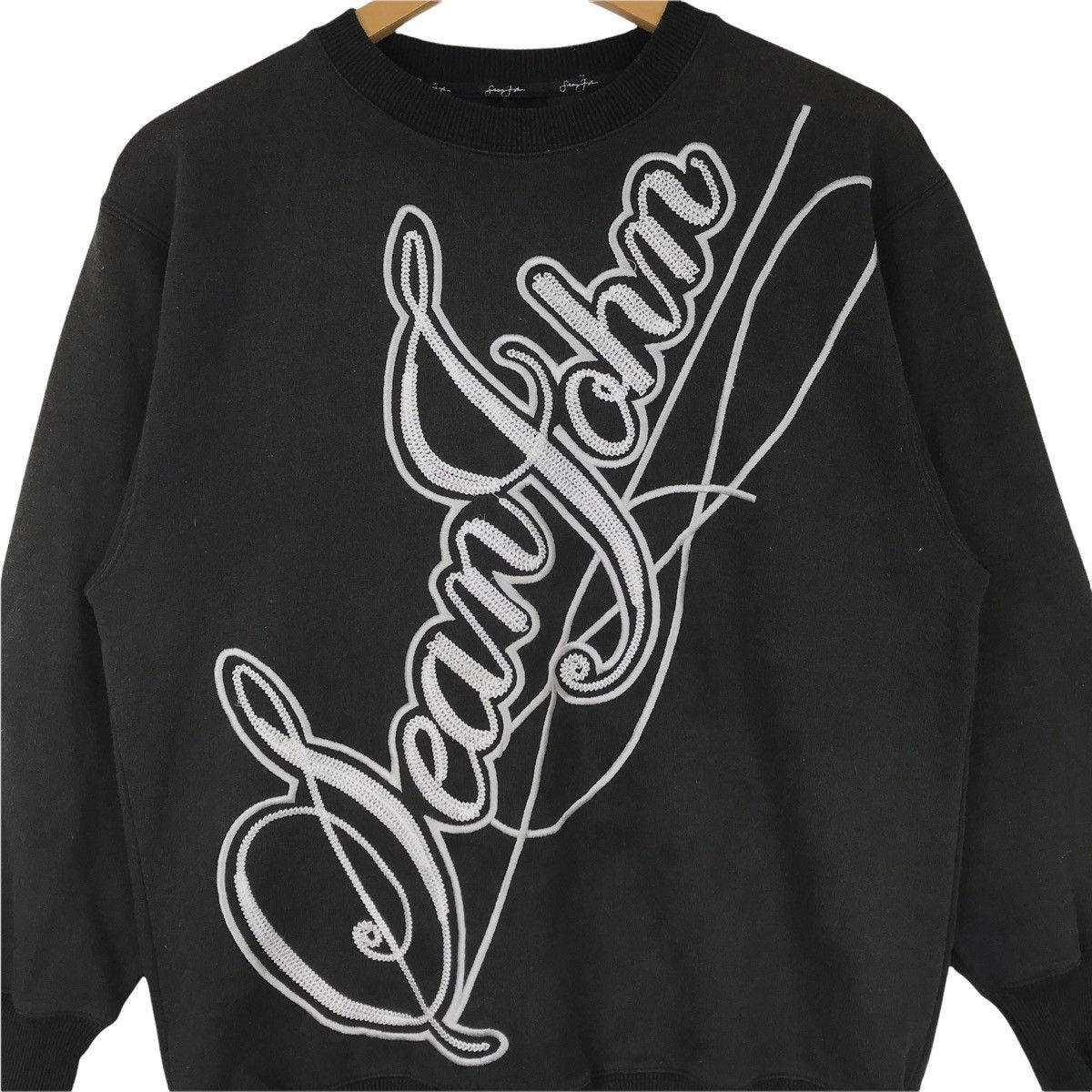 Sean John Vintage SEAN JOHN Sweatshirt Big Logo Embroidery Pullover Size US M / EU 48-50 / 2 - 2 Thumbnail