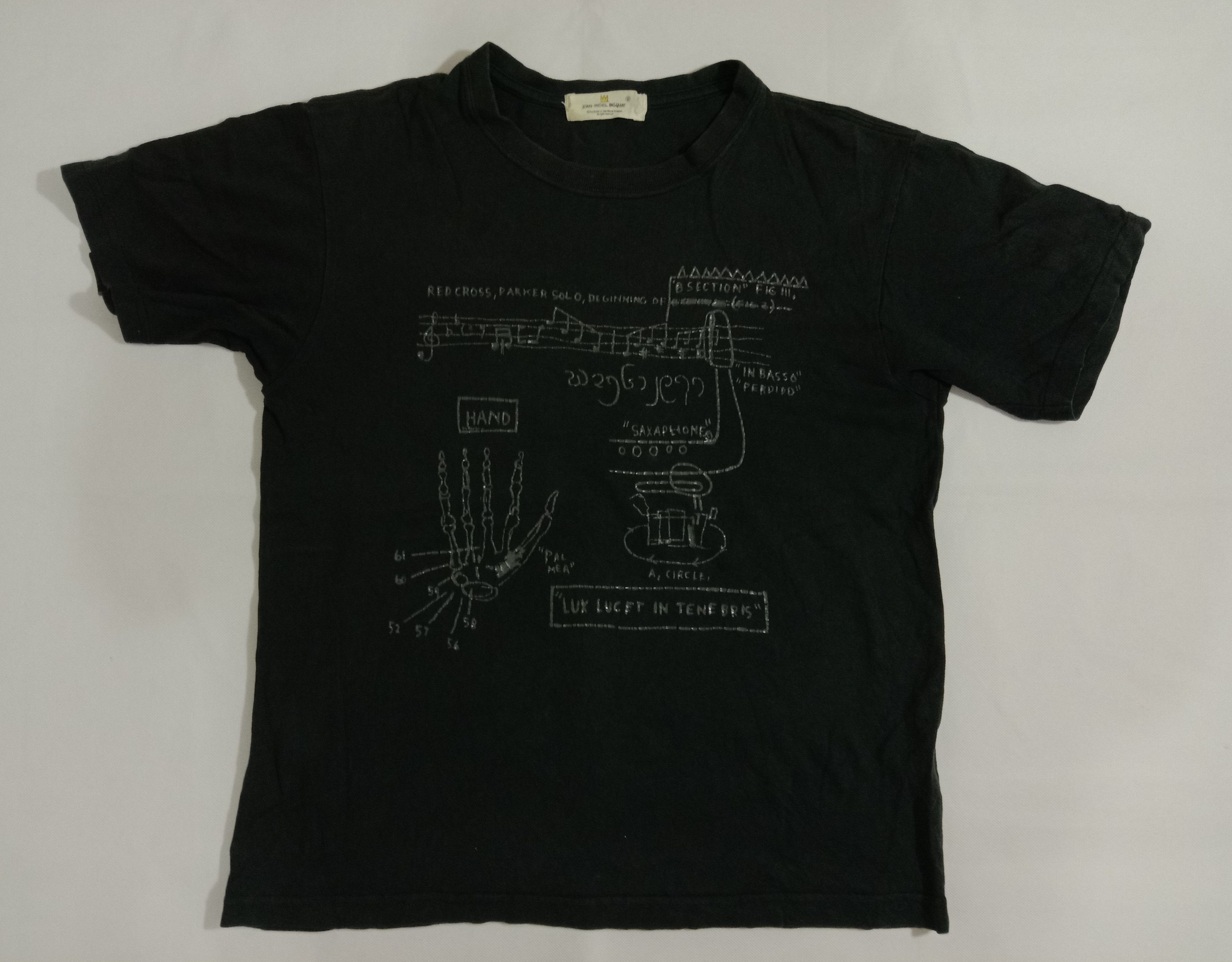 Jean-Michel Basquiat Vintage Jean Michel Basquiat Tee Music Art Skull Sketch Size US XS / EU 42 / 0 - 2 Thumbnail