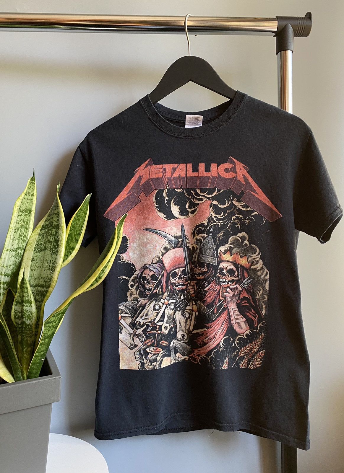 METALLICA Metallica Band T-shirt Band T Men's L /eaa454108