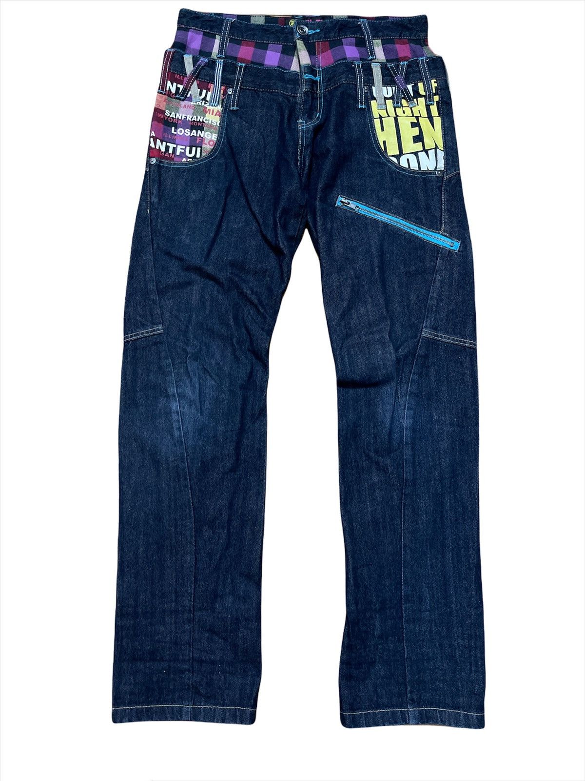 Designer × Japanese Brand Japanese Brand ANTFUI Double Waist Funky Jeans Size US 30 / EU 46 - 1 Thumbnail