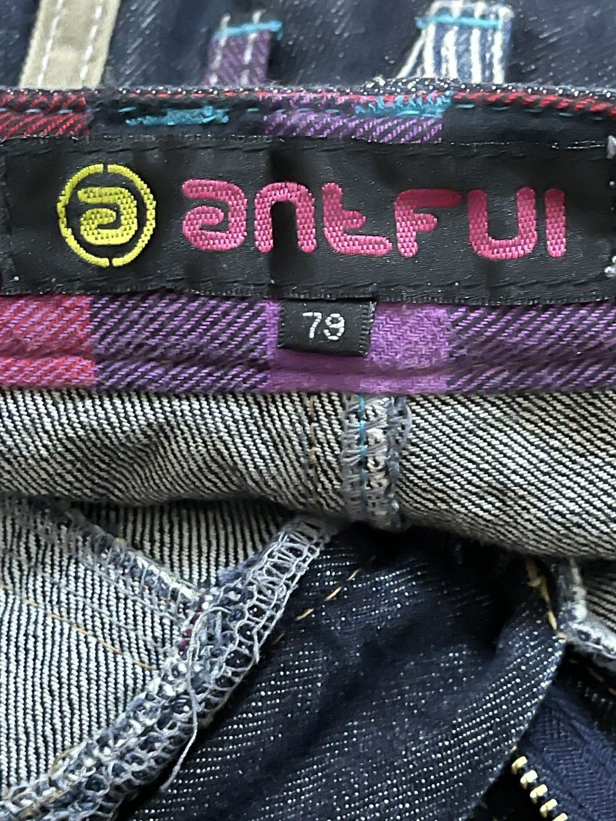 Designer × Japanese Brand Japanese Brand ANTFUI Double Waist Funky Jeans Size US 30 / EU 46 - 5 Thumbnail