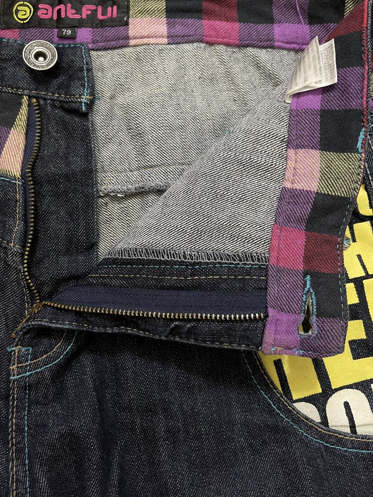 Designer × Japanese Brand Japanese Brand ANTFUI Double Waist Funky Jeans Size US 30 / EU 46 - 3 Thumbnail