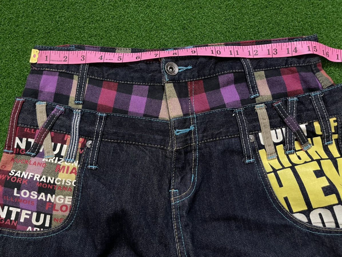 Designer × Japanese Brand Japanese Brand ANTFUI Double Waist Funky Jeans Size US 30 / EU 46 - 7 Thumbnail