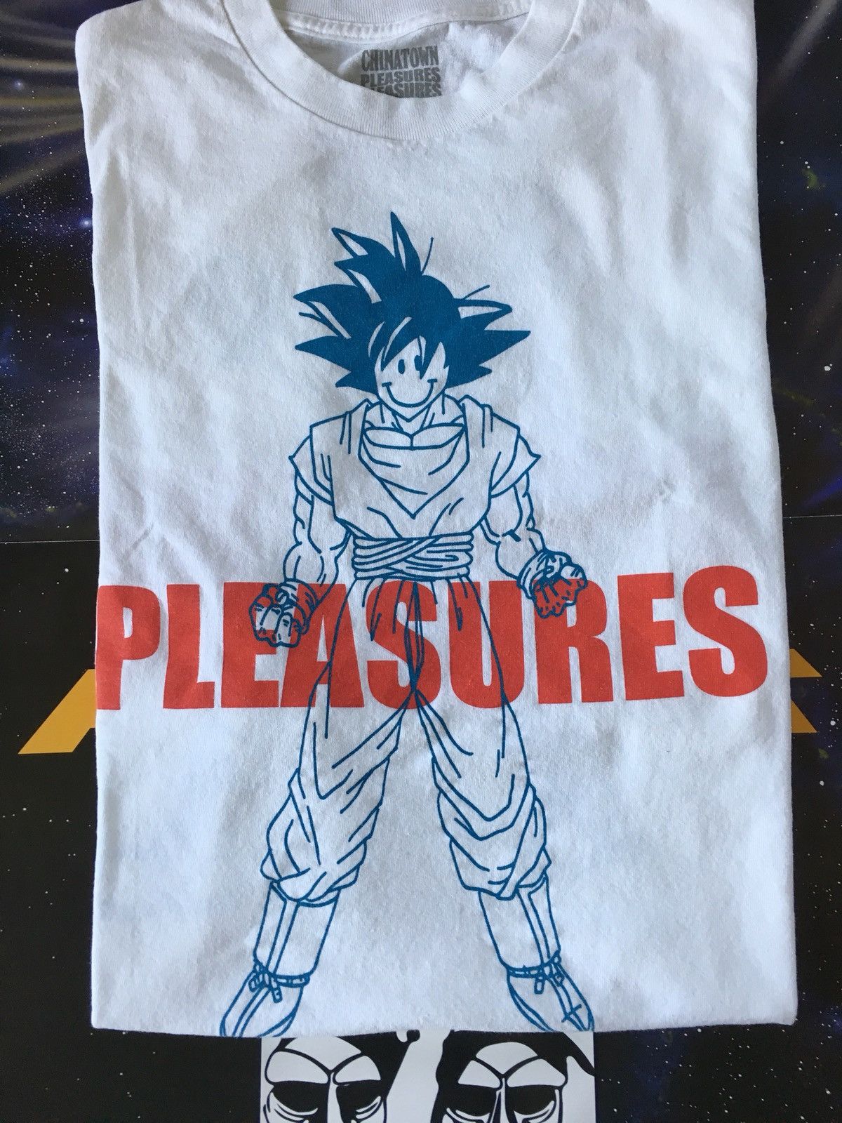 Chinatown x Pleasures Goku Chun-Li Fighter Tee