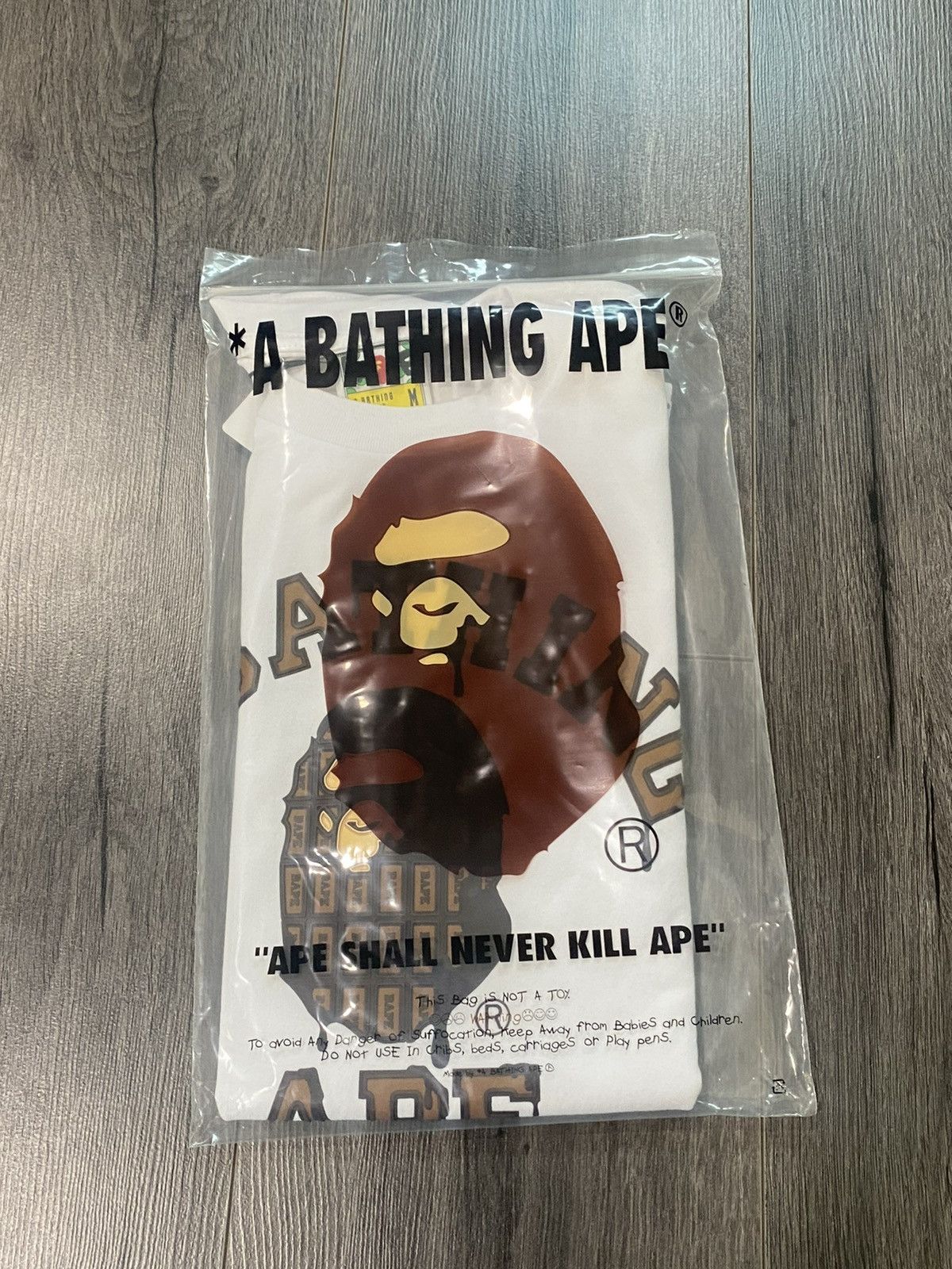 Bape Valentine Chocolate College Tee (2021) Size US M / EU 48-50 / 2 - 3 Thumbnail
