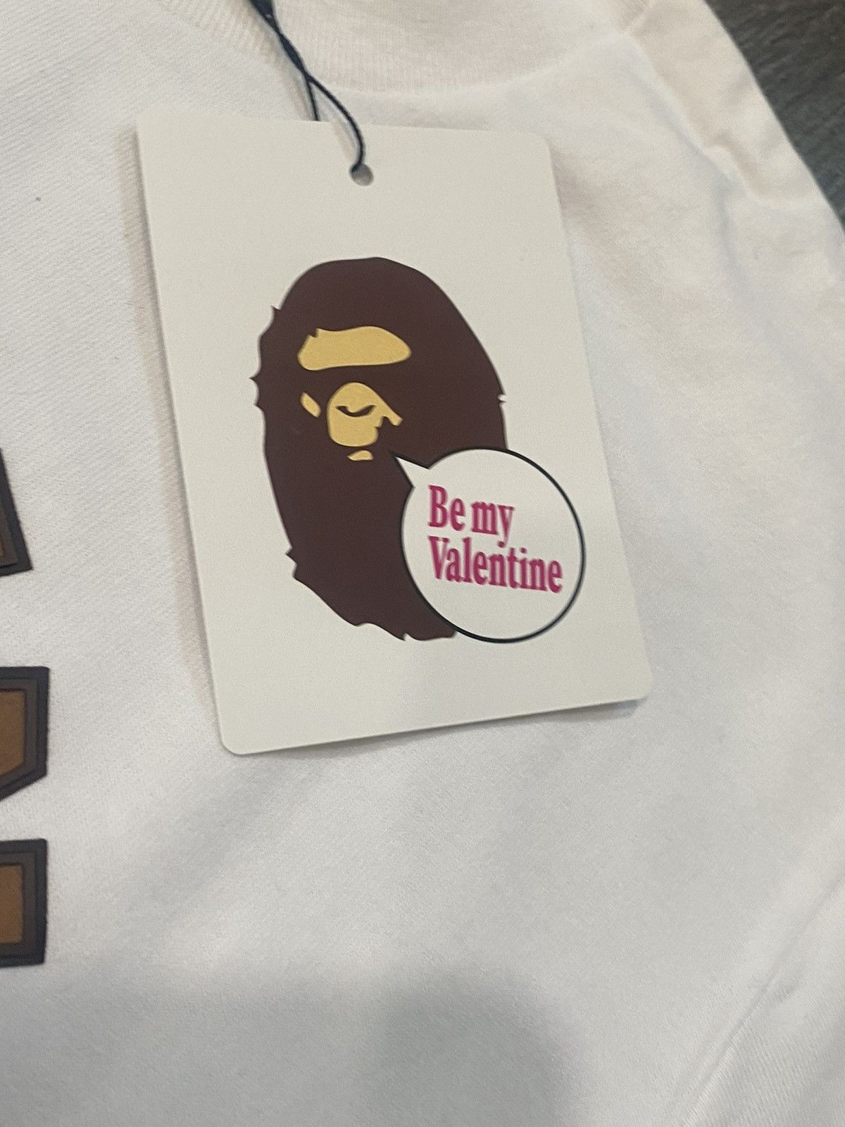 Bape Valentine Chocolate College Tee (2021) Size US M / EU 48-50 / 2 - 9 Thumbnail