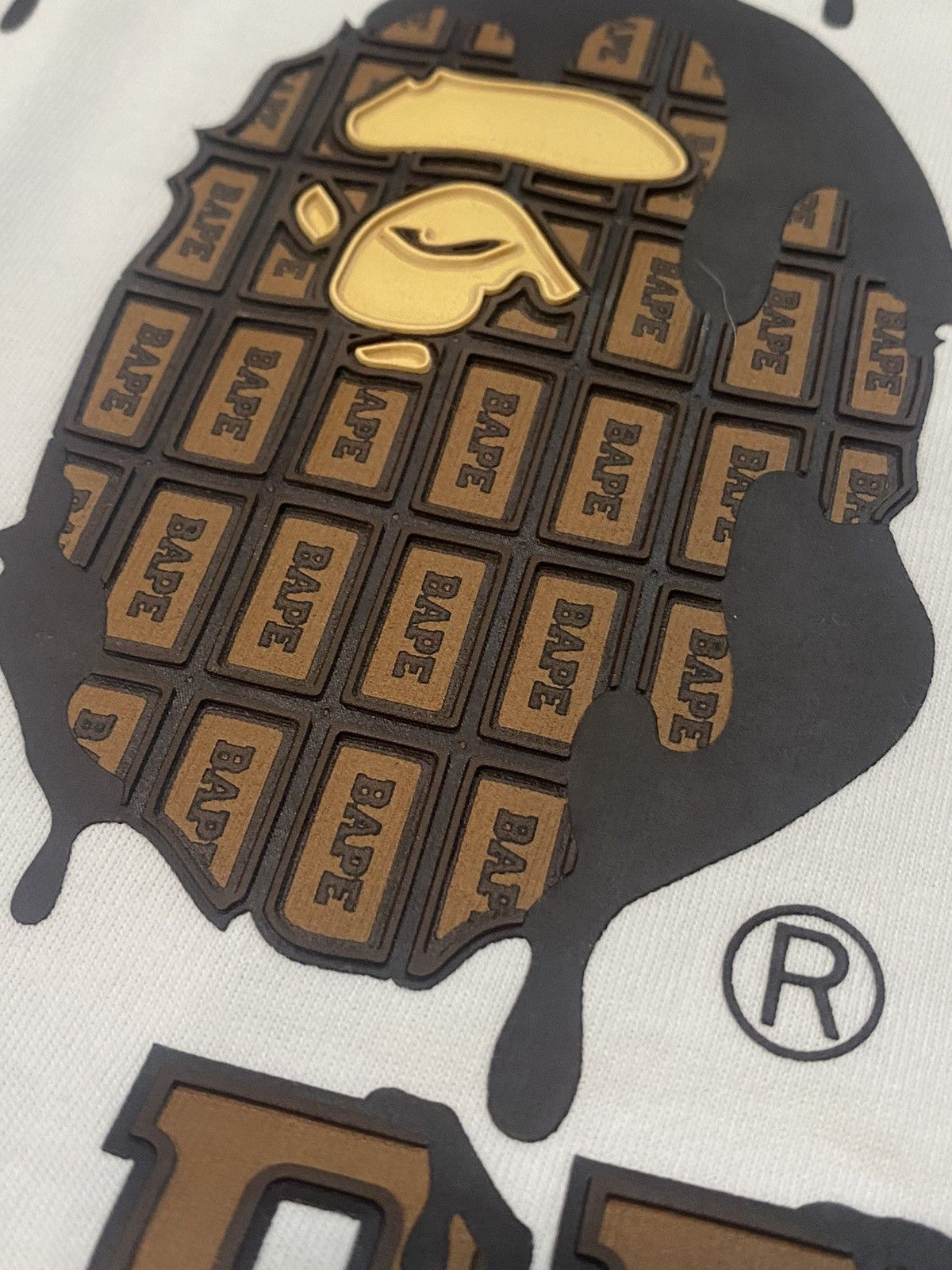 Bape Valentine Chocolate College Tee (2021) Size US M / EU 48-50 / 2 - 1 Thumbnail