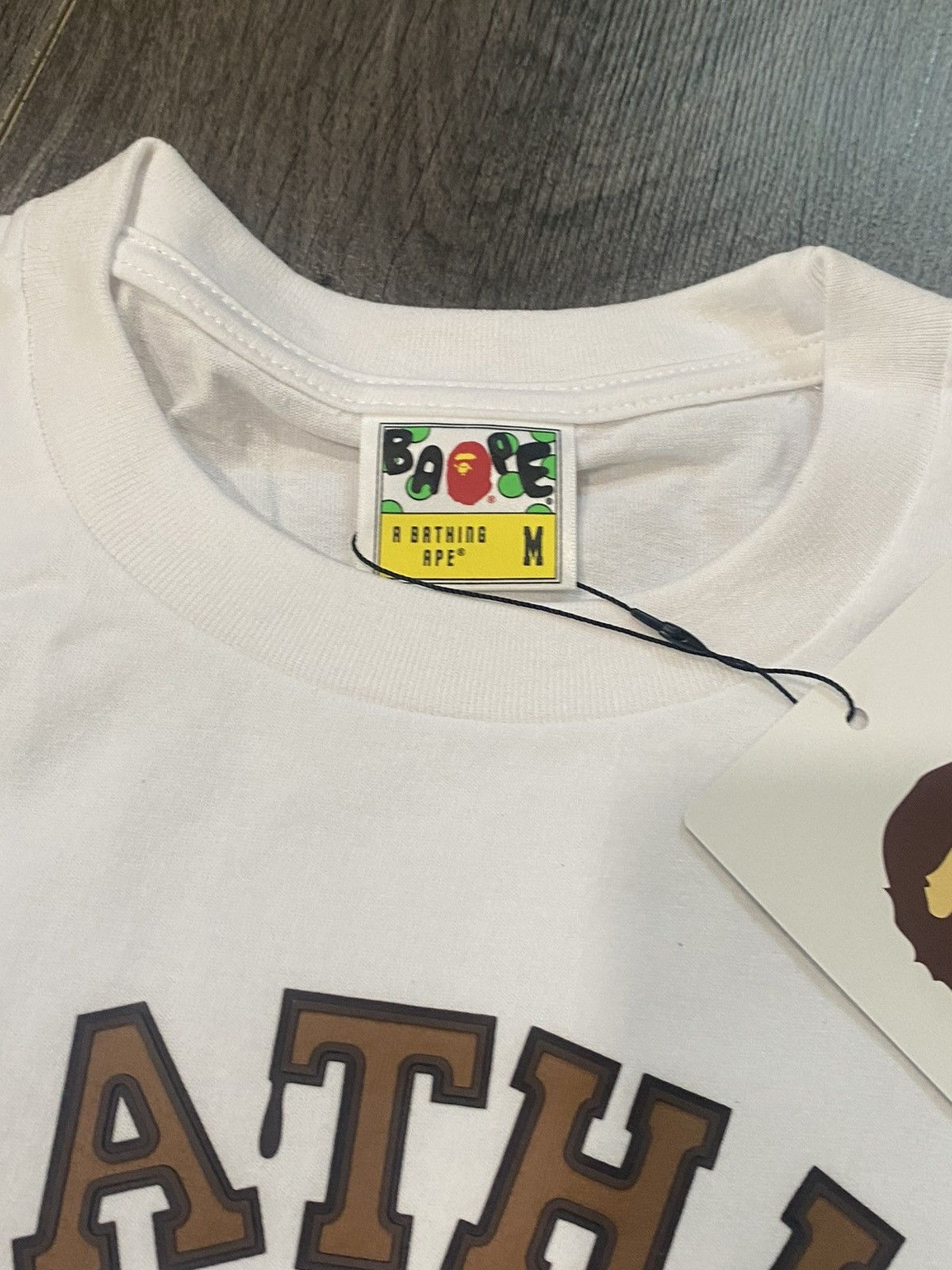 Bape Valentine Chocolate College Tee (2021) Size US M / EU 48-50 / 2 - 10 Thumbnail