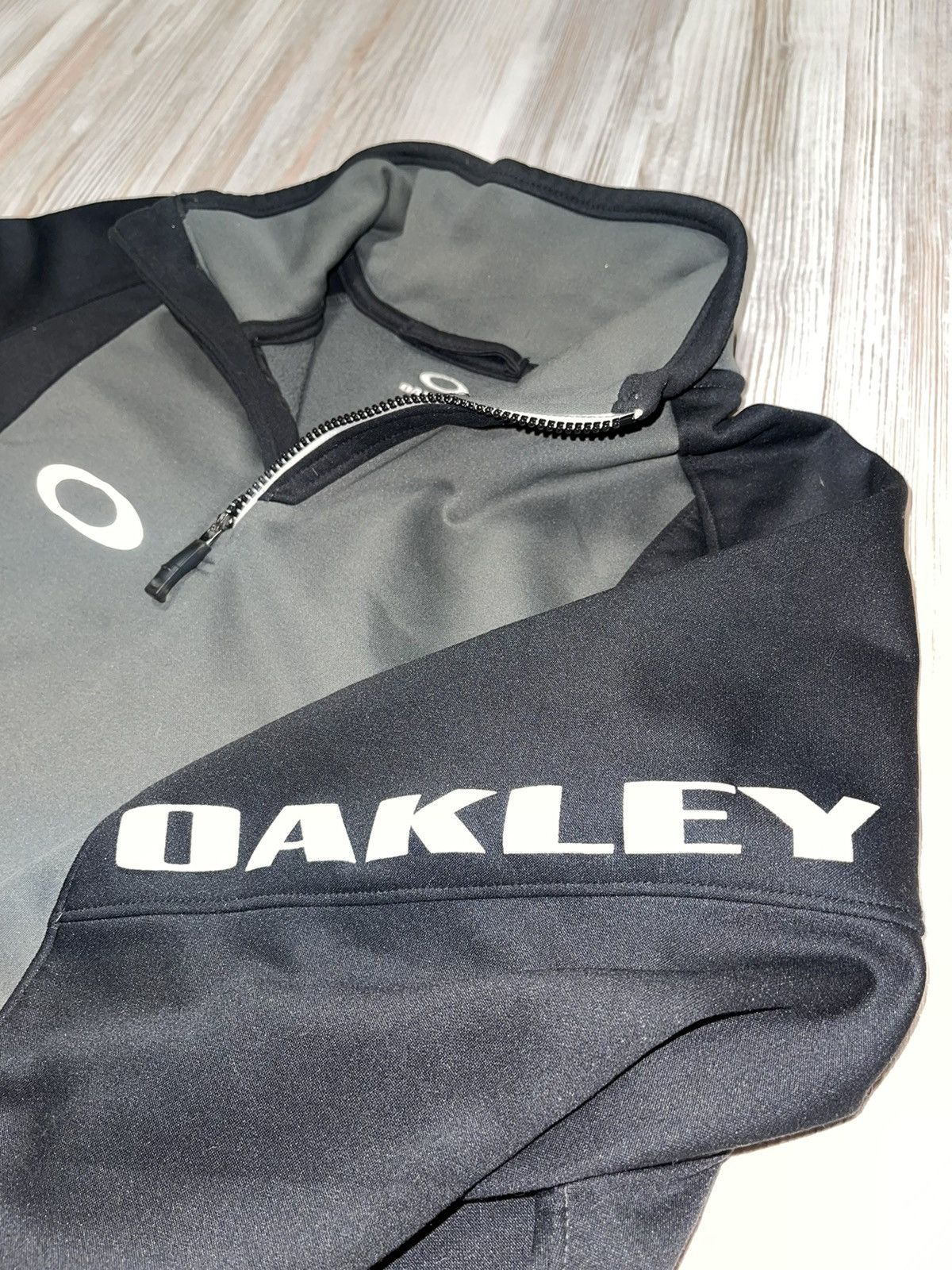 Oakley × Vintage Oakley soft shell zip jacket vintage knit inside fleece L Size US L / EU 52-54 / 3 - 6 Thumbnail