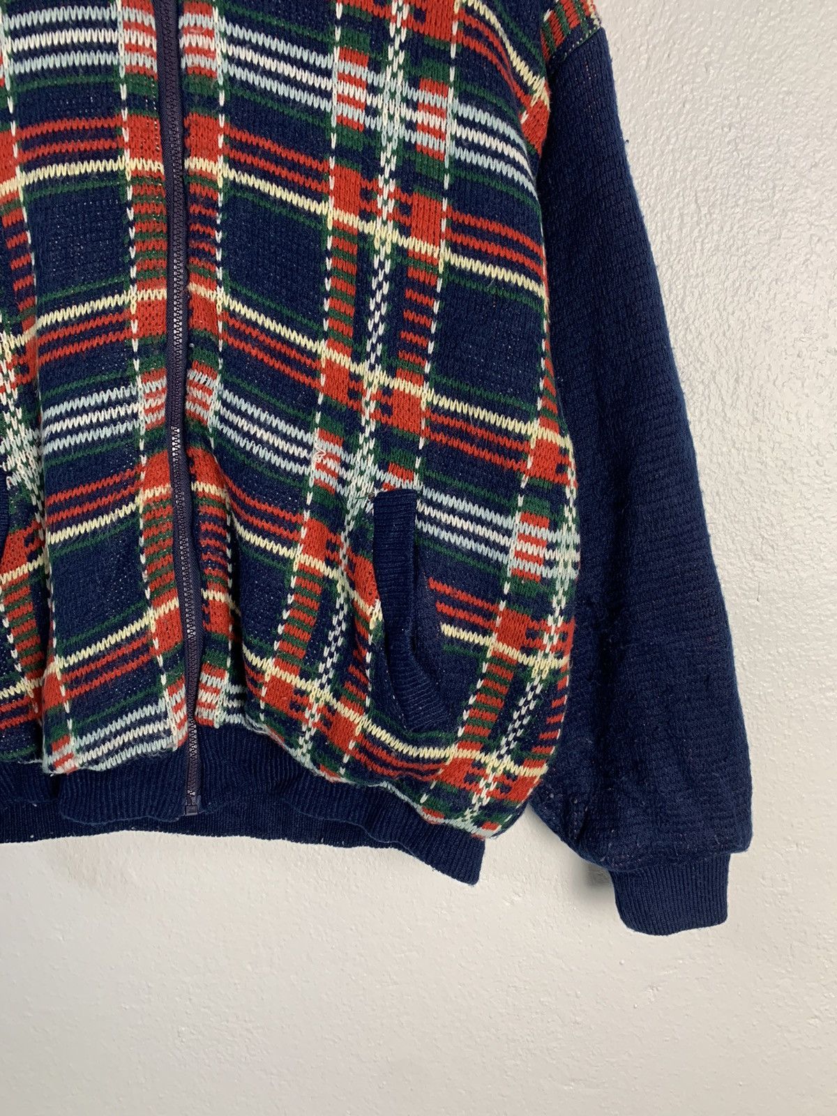 Japanese Brand Kearney House Checkered Hoodie Knitwear Jacket Size US M / EU 48-50 / 2 - 2 Thumbnail