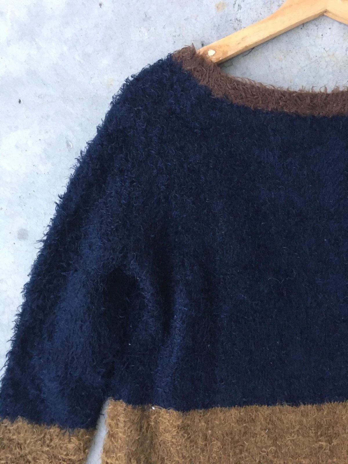 Aran Isles Knitwear × Homespun Knitwear 📌RAY CASSIN Mohair/Fleece Stripe Cardigan Knitt Pattern Size US M / EU 48-50 / 2 - 11 Thumbnail