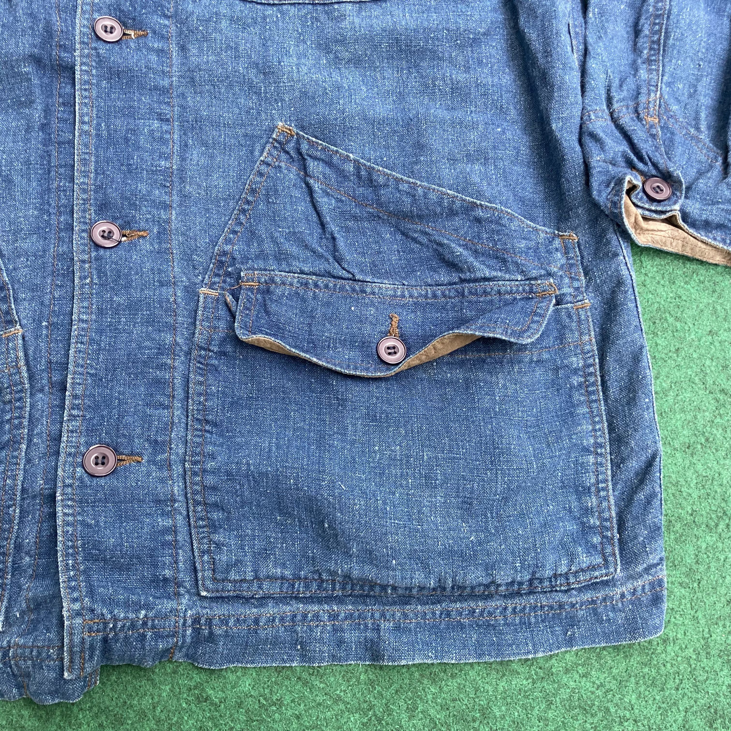 Japanese Brand × Johnbull × Vintage Vtg John Bull Workwear Pocket Japan Work Wear Army Jacket Size US XL / EU 56 / 4 - 3 Thumbnail