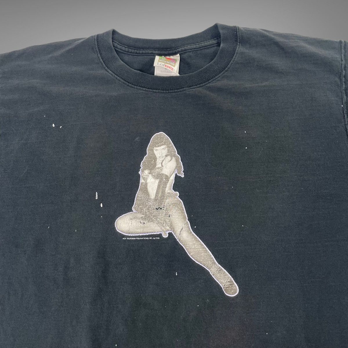 Betty Page Porn Star - Vintage Vintage 90s Betty page fashion victim pornstar t shirt | Grailed