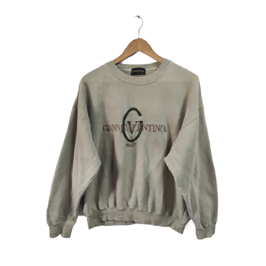 Gianni Valentino Vintage 90s Gianni Valentino Embroidery Sweatshirt Size US XL / EU 56 / 4 - 1 Thumbnail