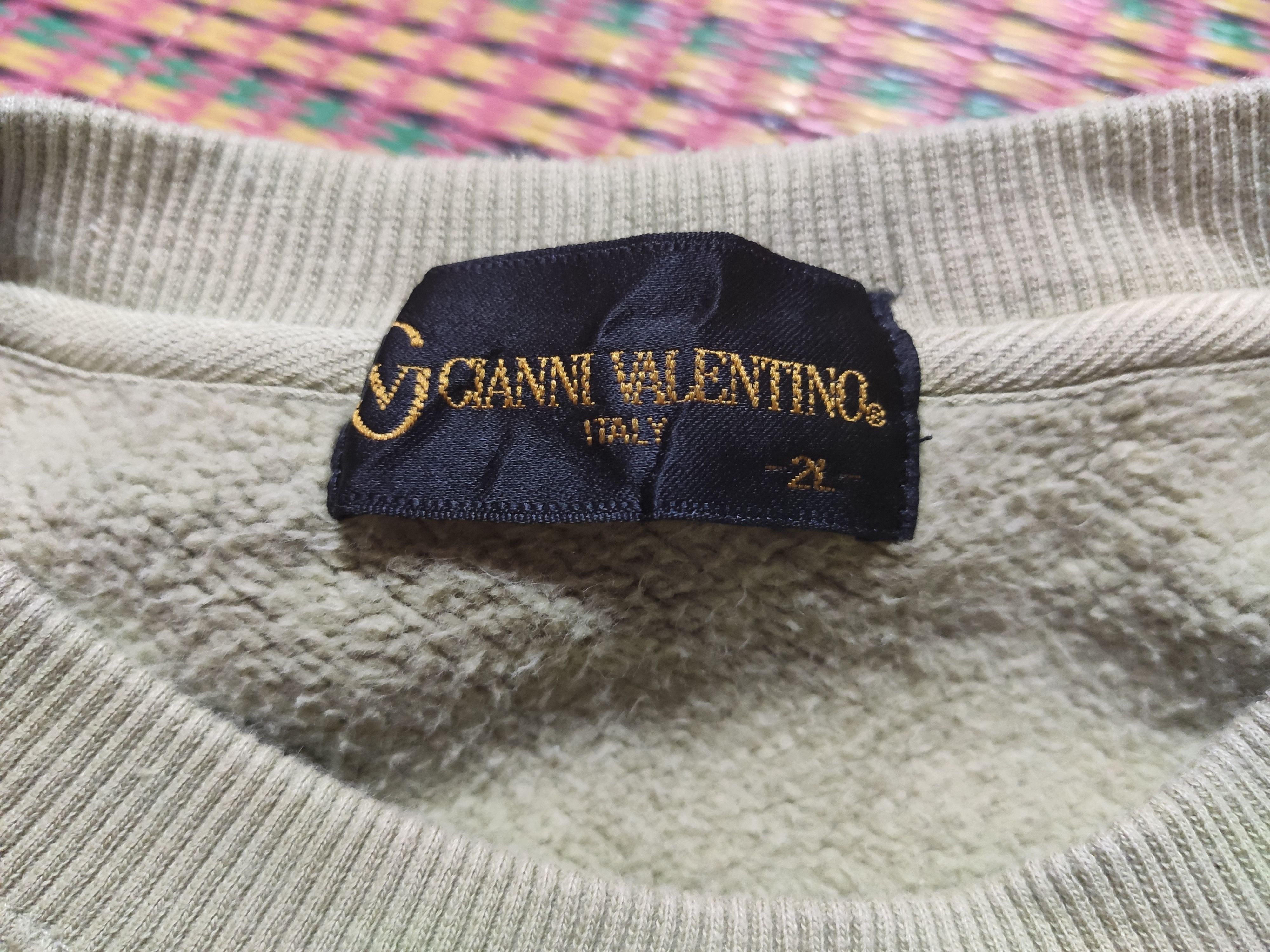 Gianni Valentino Vintage 90s Gianni Valentino Embroidery Sweatshirt Size US XL / EU 56 / 4 - 3 Thumbnail