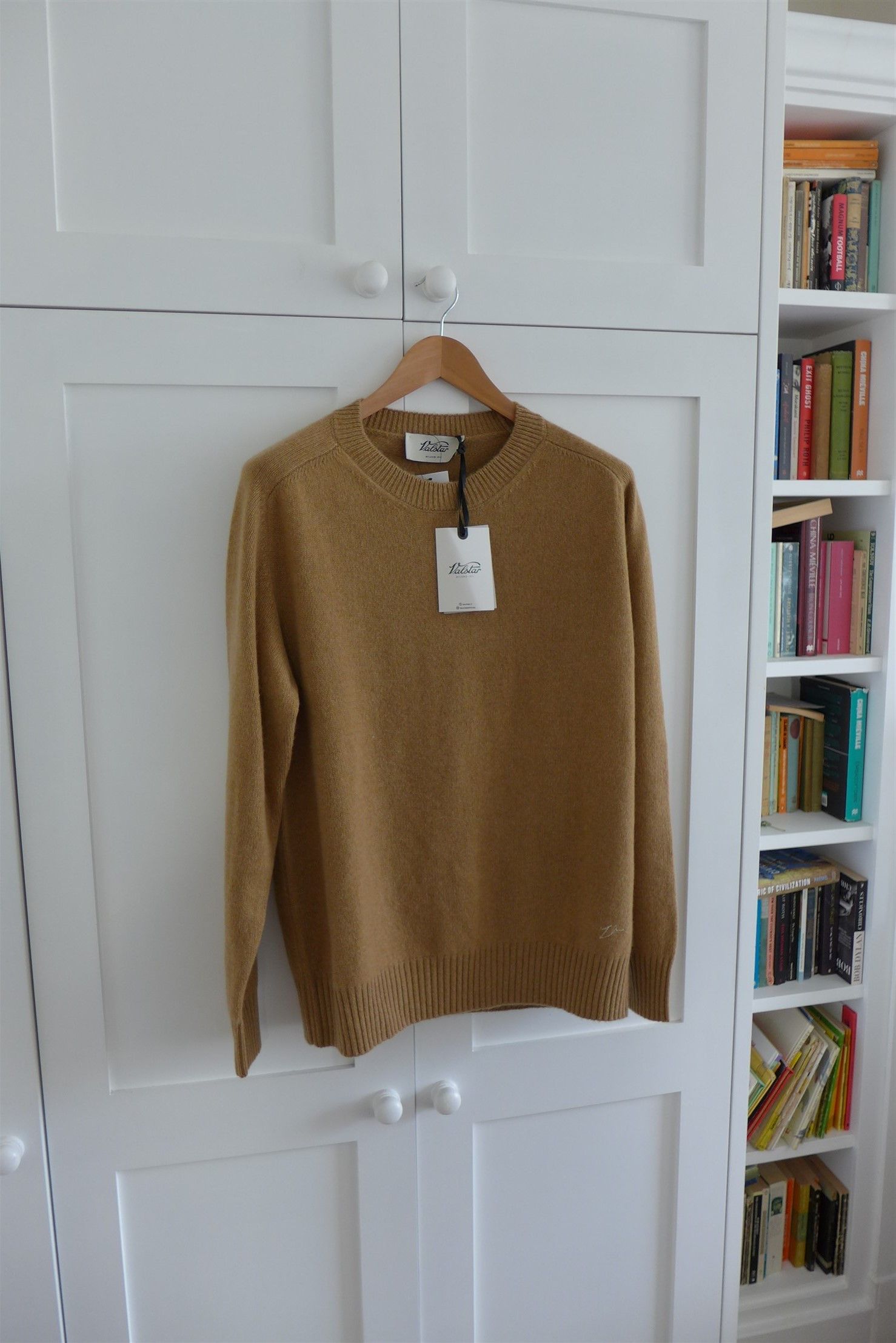 Valstar Valstar Crew Neck Sweater - Camel Cashmere Size US XXL / EU 58 / 5 - 2 Thumbnail