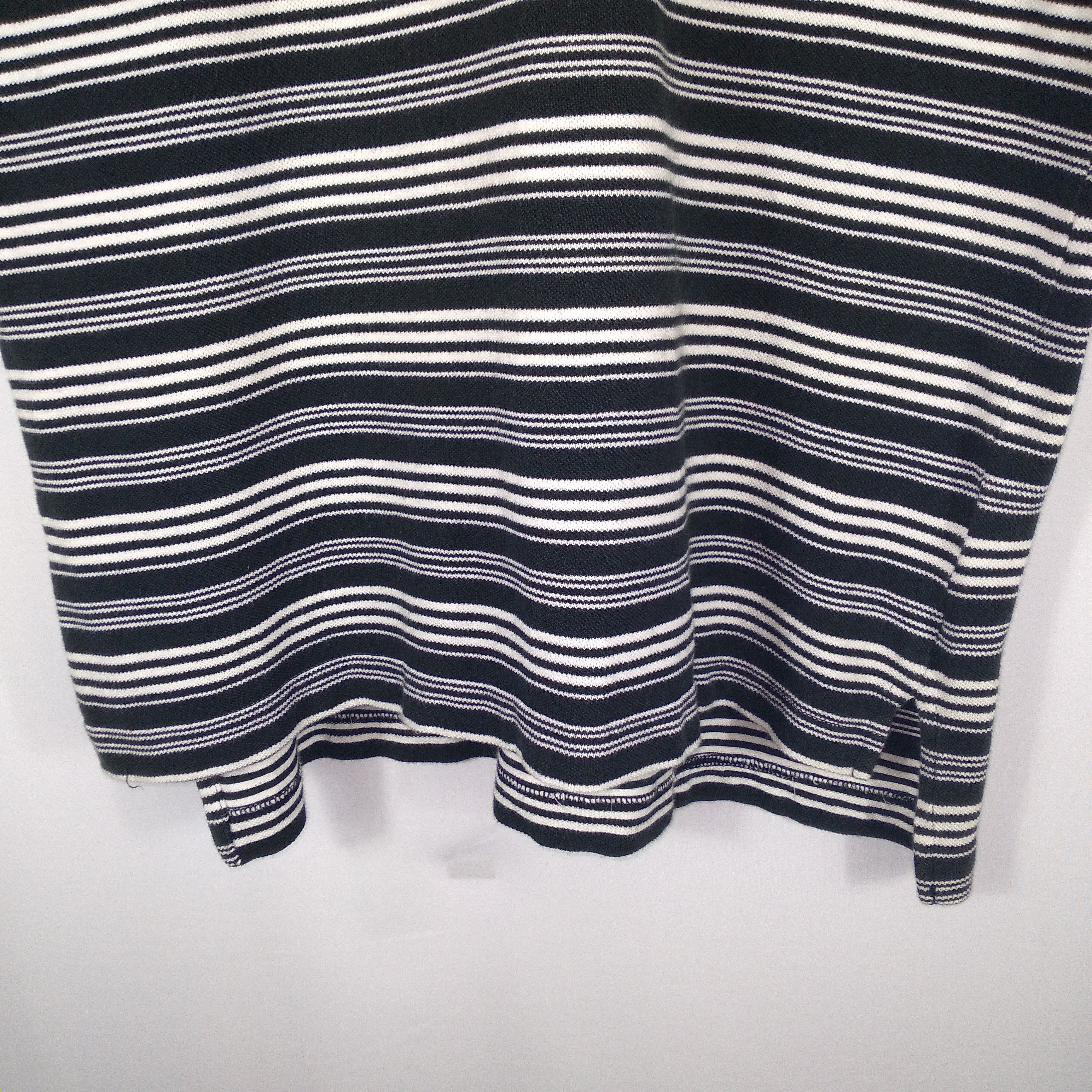 Designer × Vintage × Yves Saint Laurent Yves Saint Laurent Mini Logo Classic Stripes Polo Shirt Size US M / EU 48-50 / 2 - 3 Thumbnail