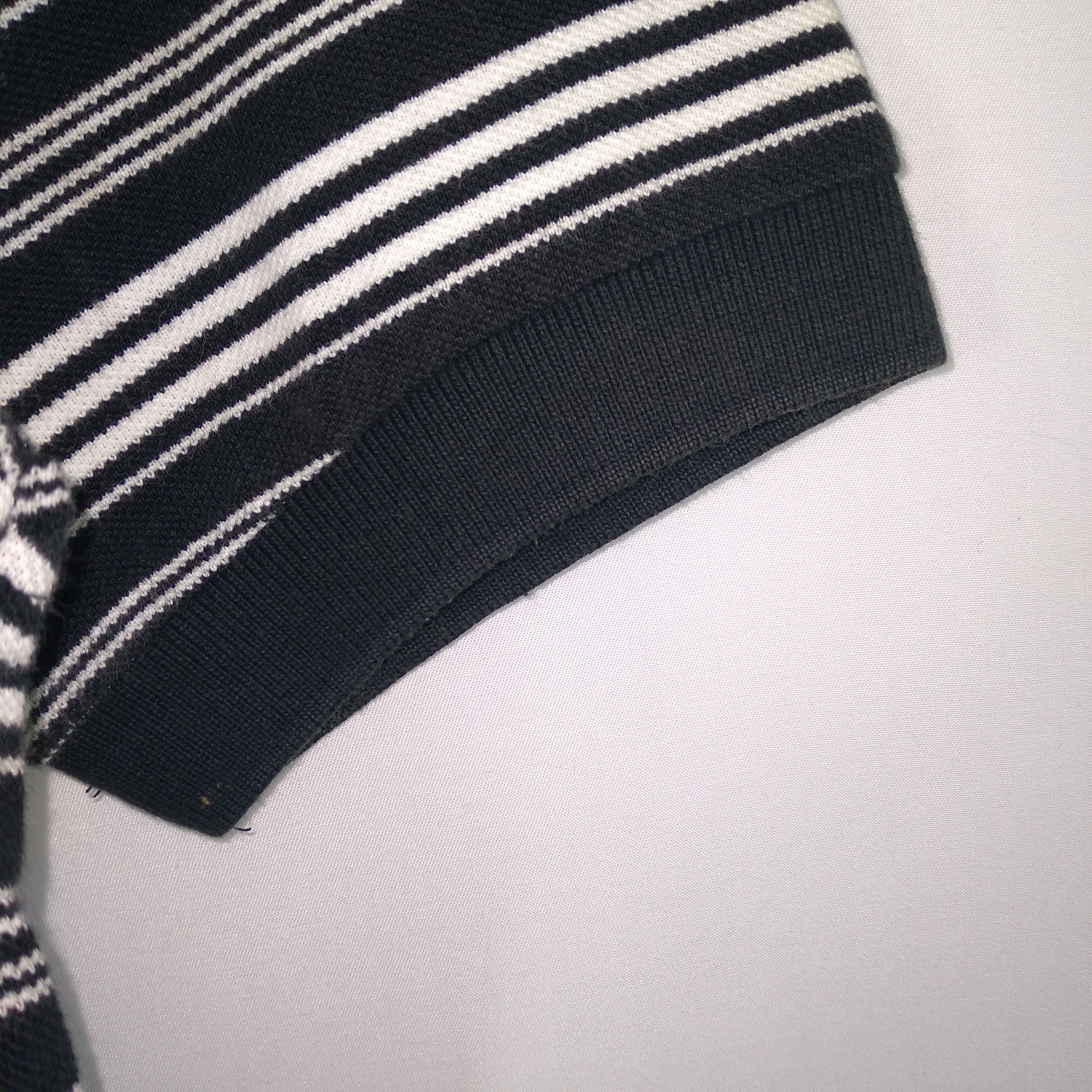 Designer × Vintage × Yves Saint Laurent Yves Saint Laurent Mini Logo Classic Stripes Polo Shirt Size US M / EU 48-50 / 2 - 6 Thumbnail