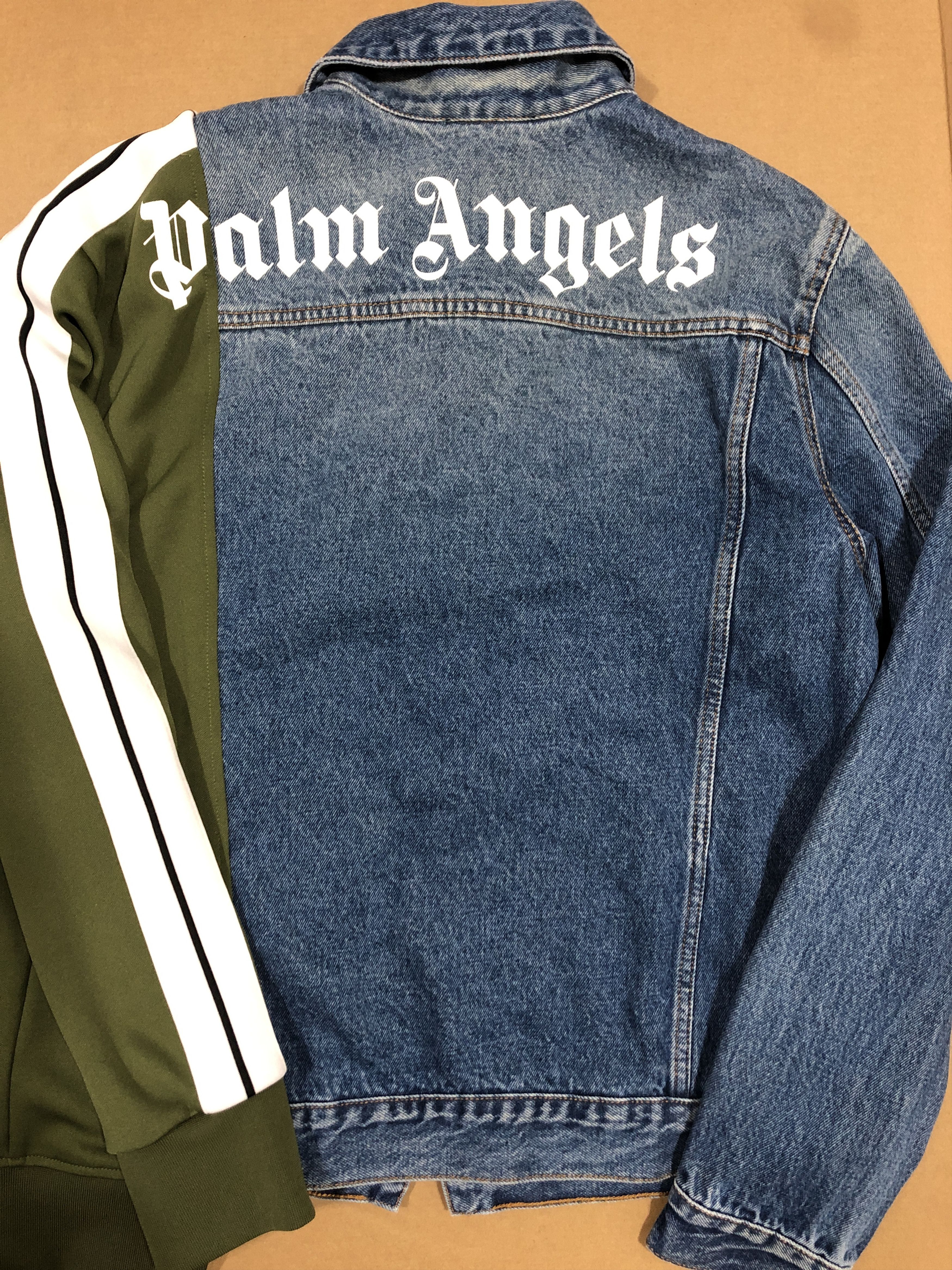 Palm Angels Bold Track-Trim Trucker Jacket Size US M / EU 48-50 / 2 - 3 Thumbnail