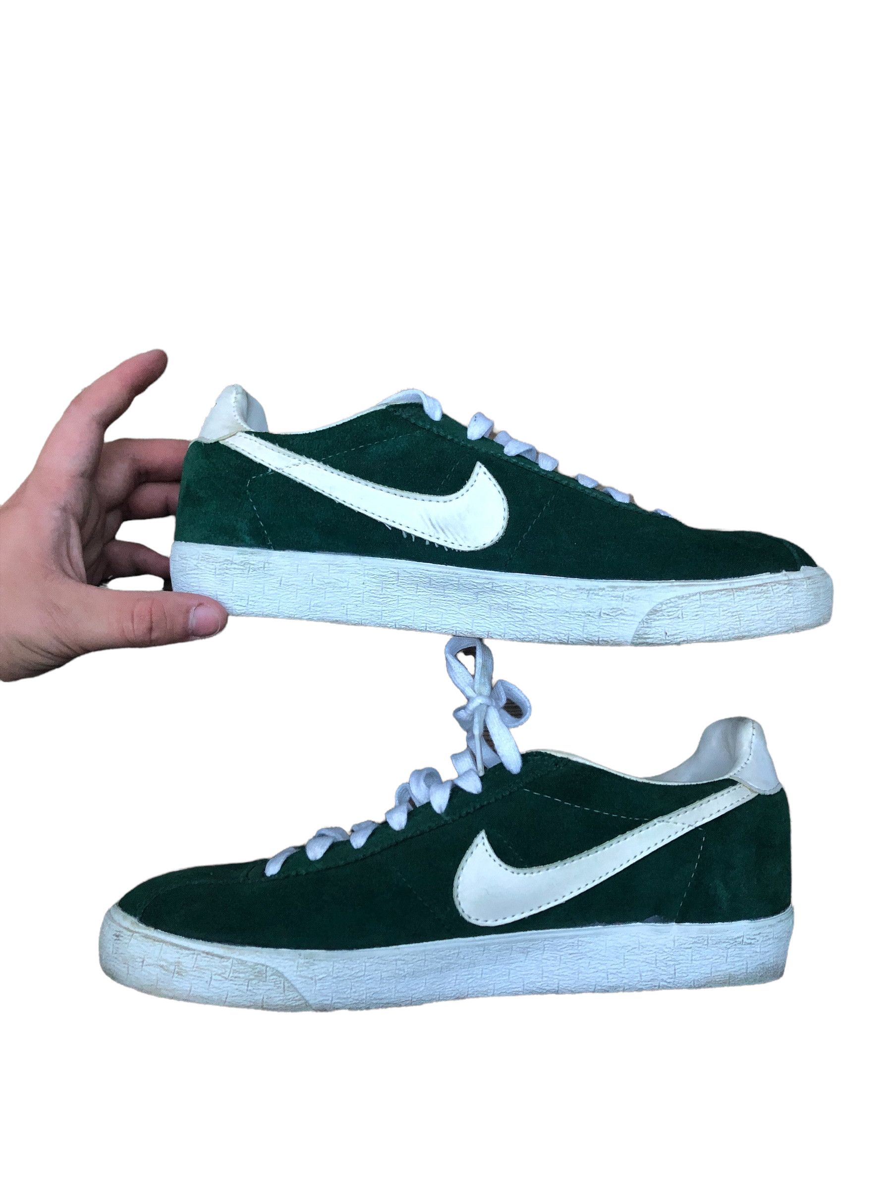 VINTAGE 1994 Nike Bruin Green Suede SC Size