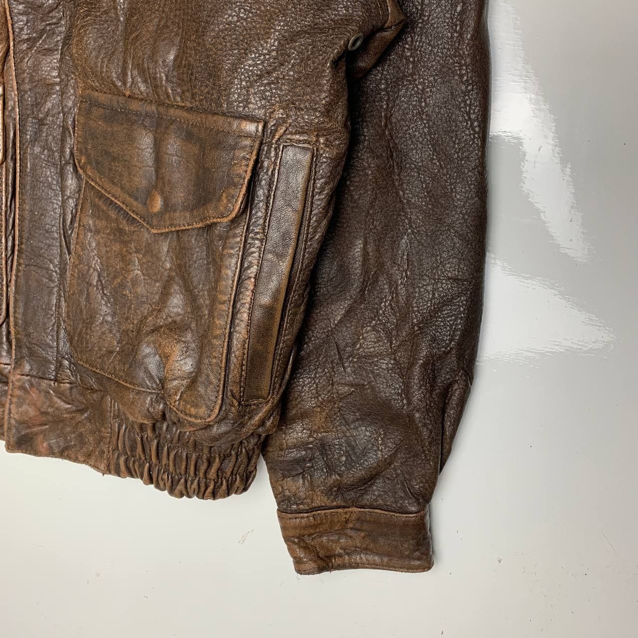 Vintage Flying Tigers Leather Jacket Size US M / EU 48-50 / 2 - 4 Thumbnail